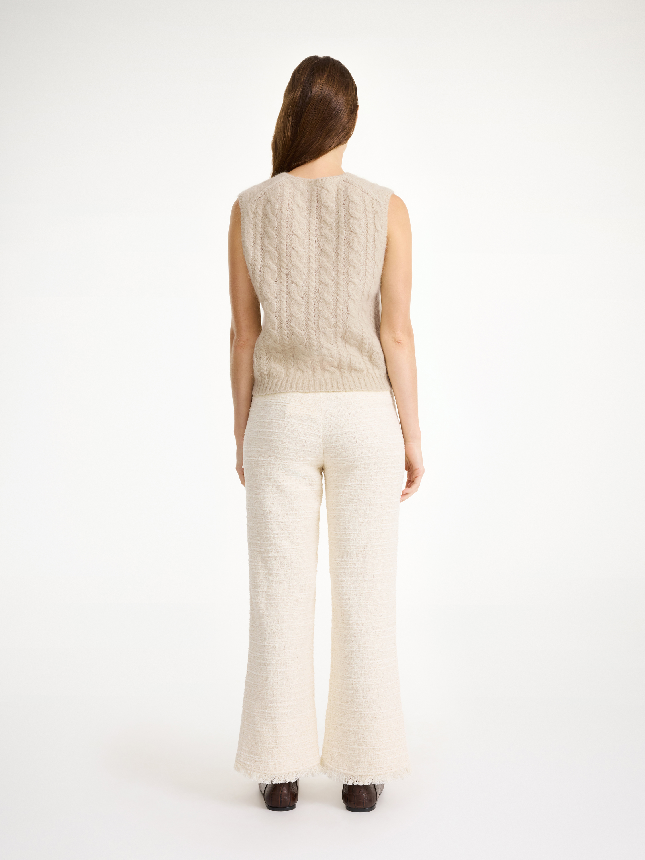 By Malene Birger Simea Vest In Oyster Gray