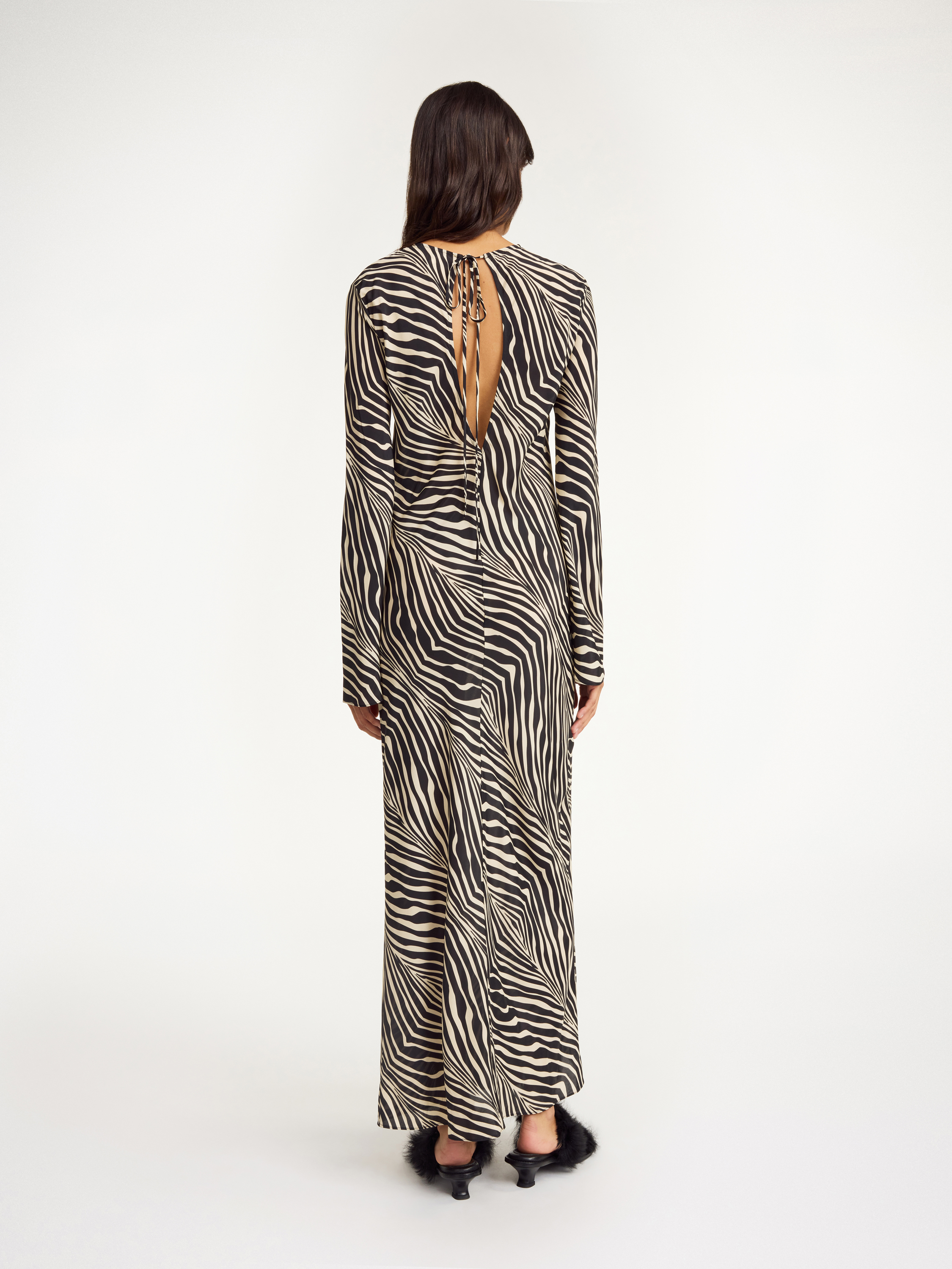 By Malene Birger Parise Maxi Dress In Zebra