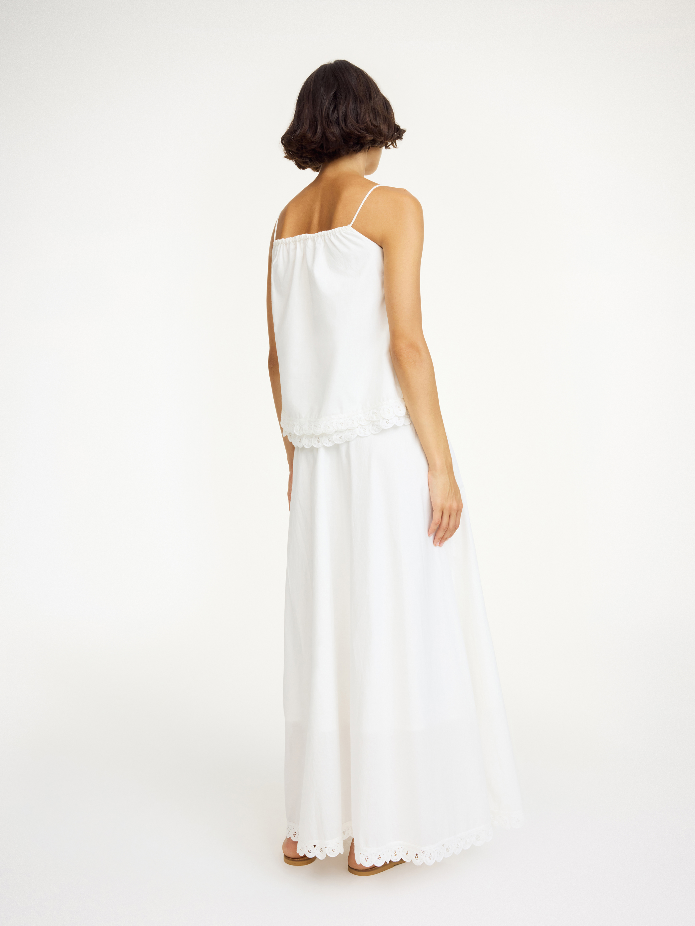 By Malene Birger Pheobes Organic Cotton Skirt In Soft White