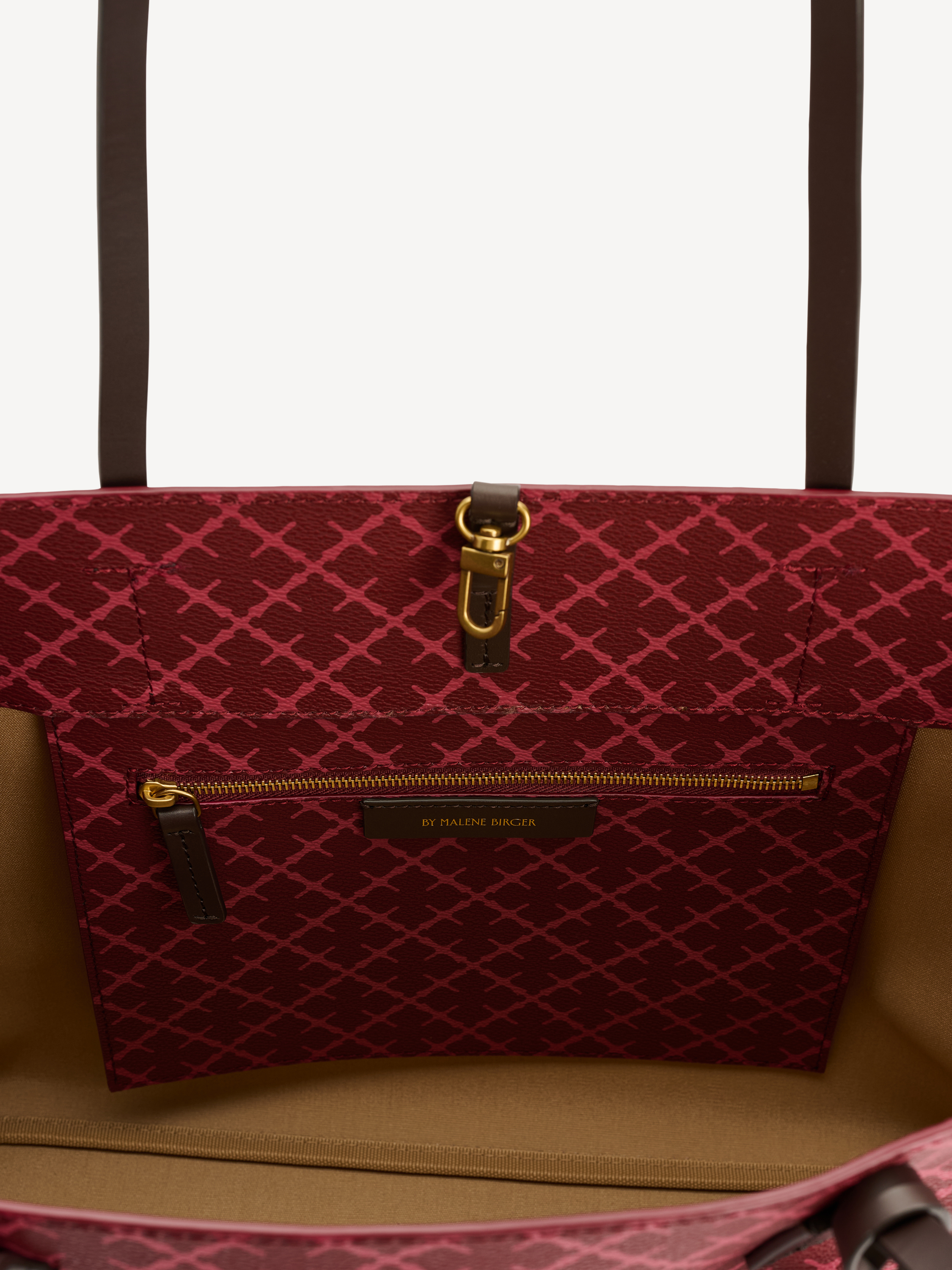 By Malene Birger Abigail Tote Bag In Burgundy