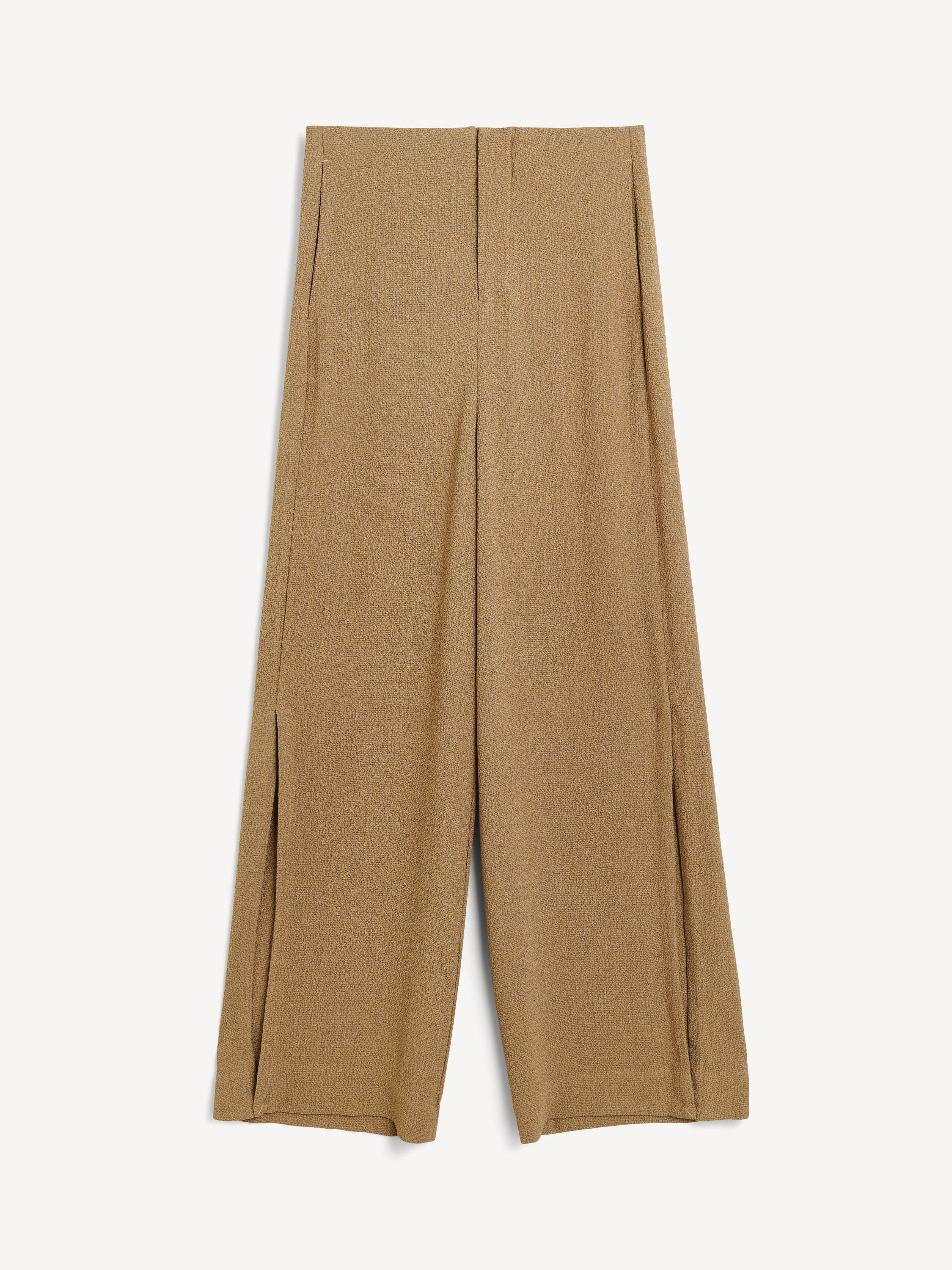 Shop By Malene Birger Campione Wide-leg Trousers In Light Brown