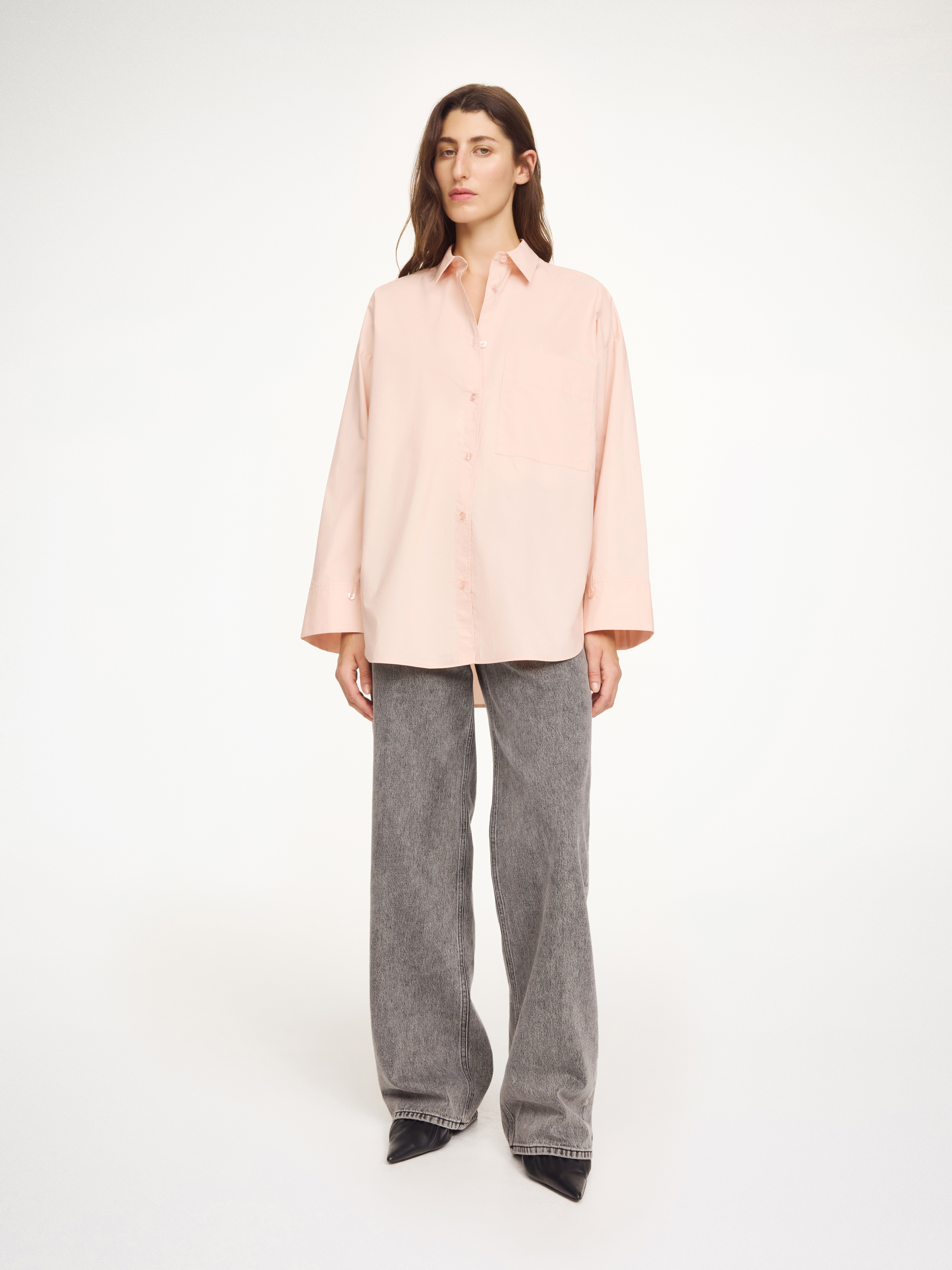 By Malene Birger Derris Organic Cotton Shirt In Pink