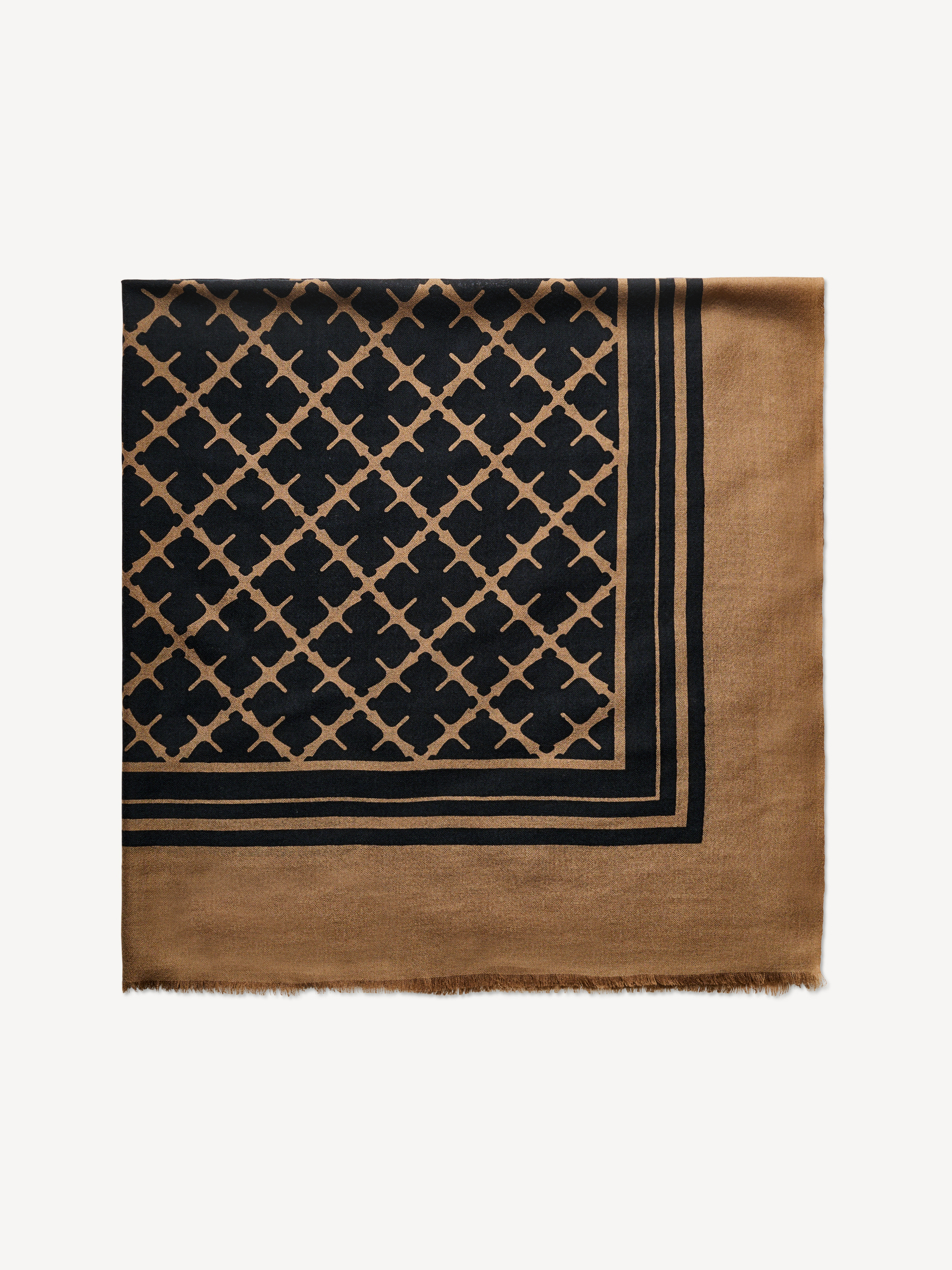 By Malene Birger Kvinno Light Brown Cornelis Wool Scarf