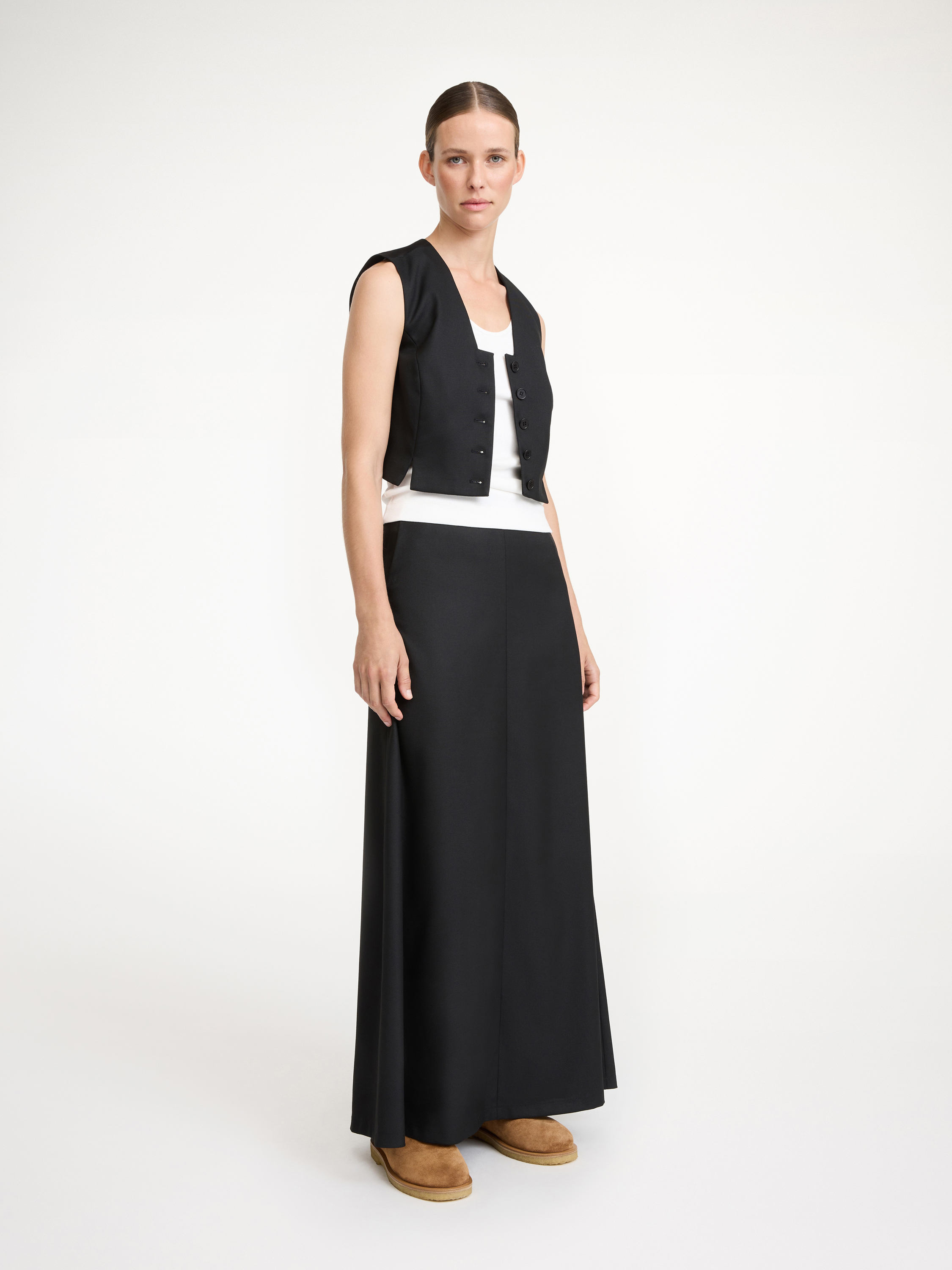 Shop By Malene Birger Bettas Waistcoat In Black