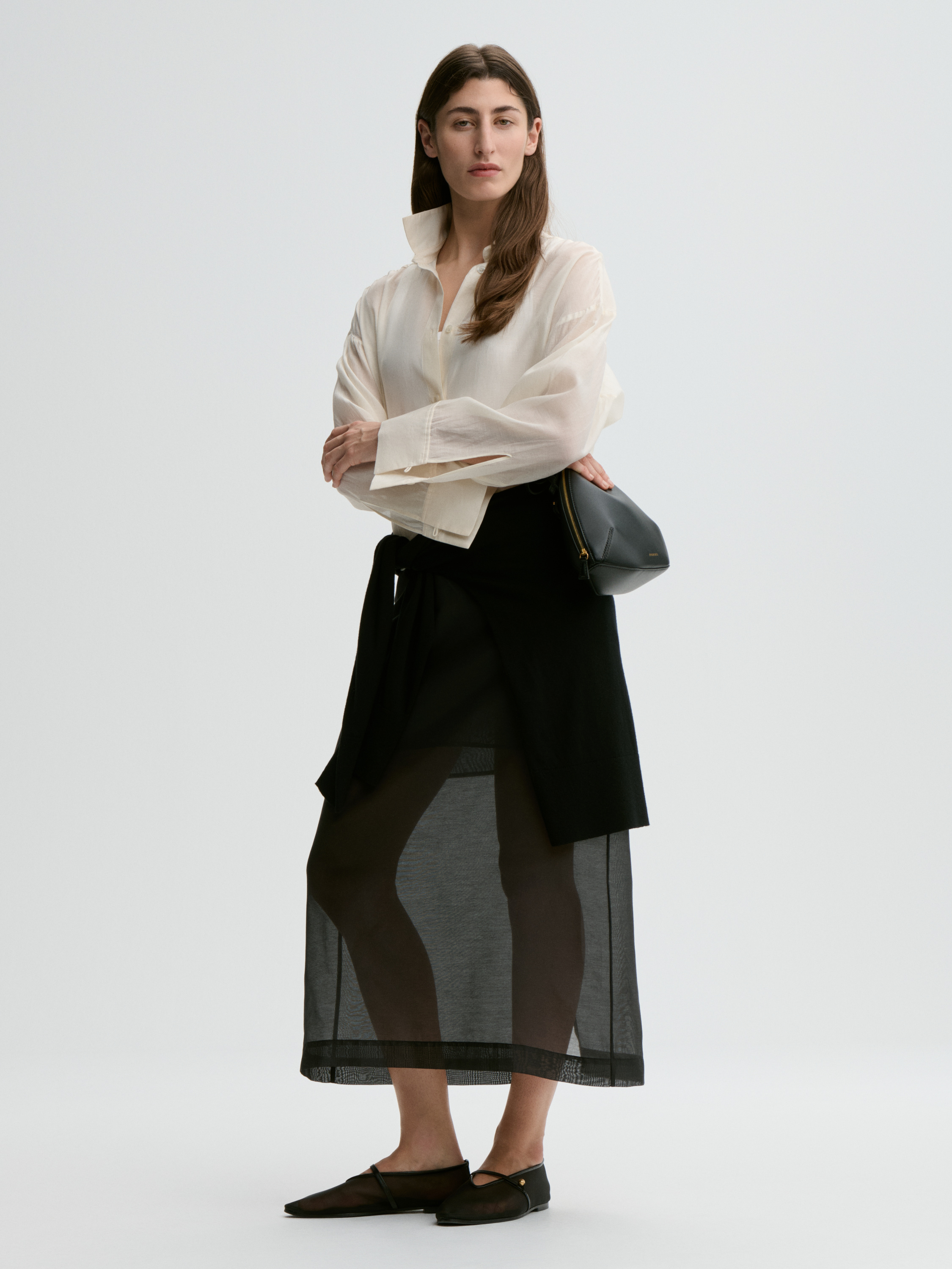 Derris Silk Organza Shirt