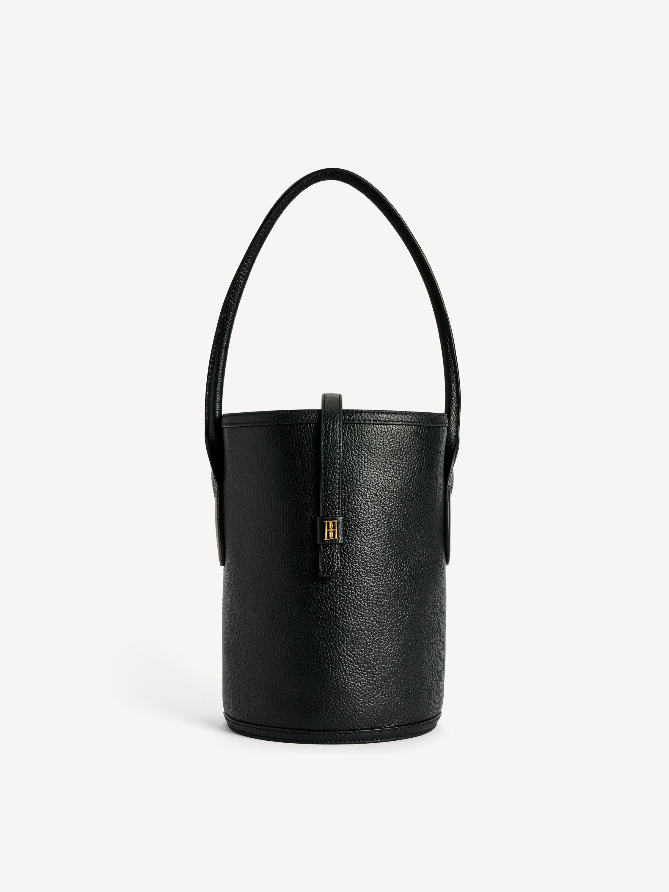 By Malene Birger Marylle Grainy Bucket Bag In Black