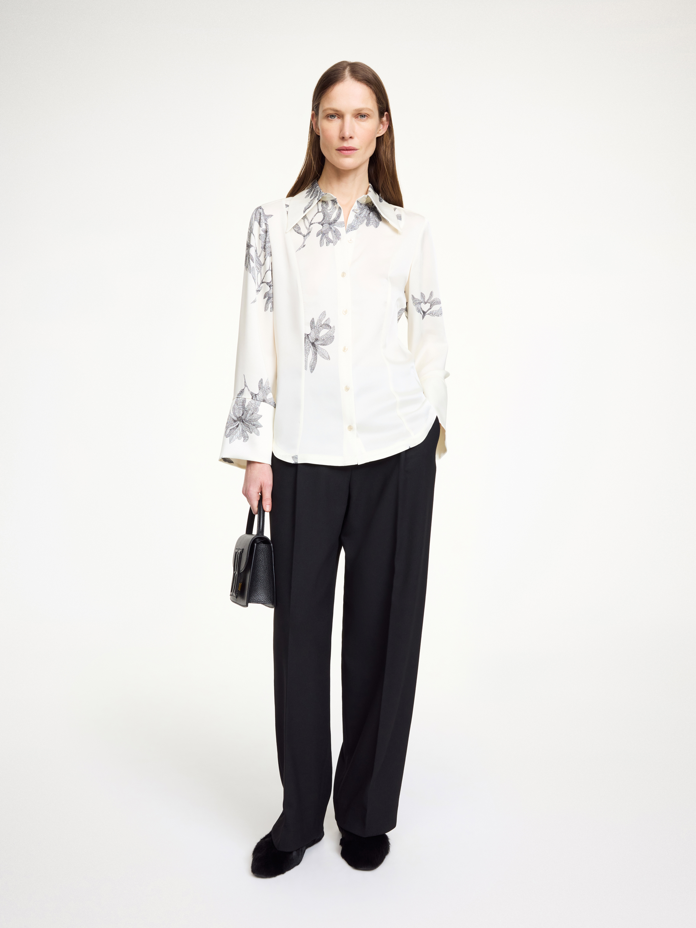 By Malene Birger Rosiannas Satin Shirt In Multi