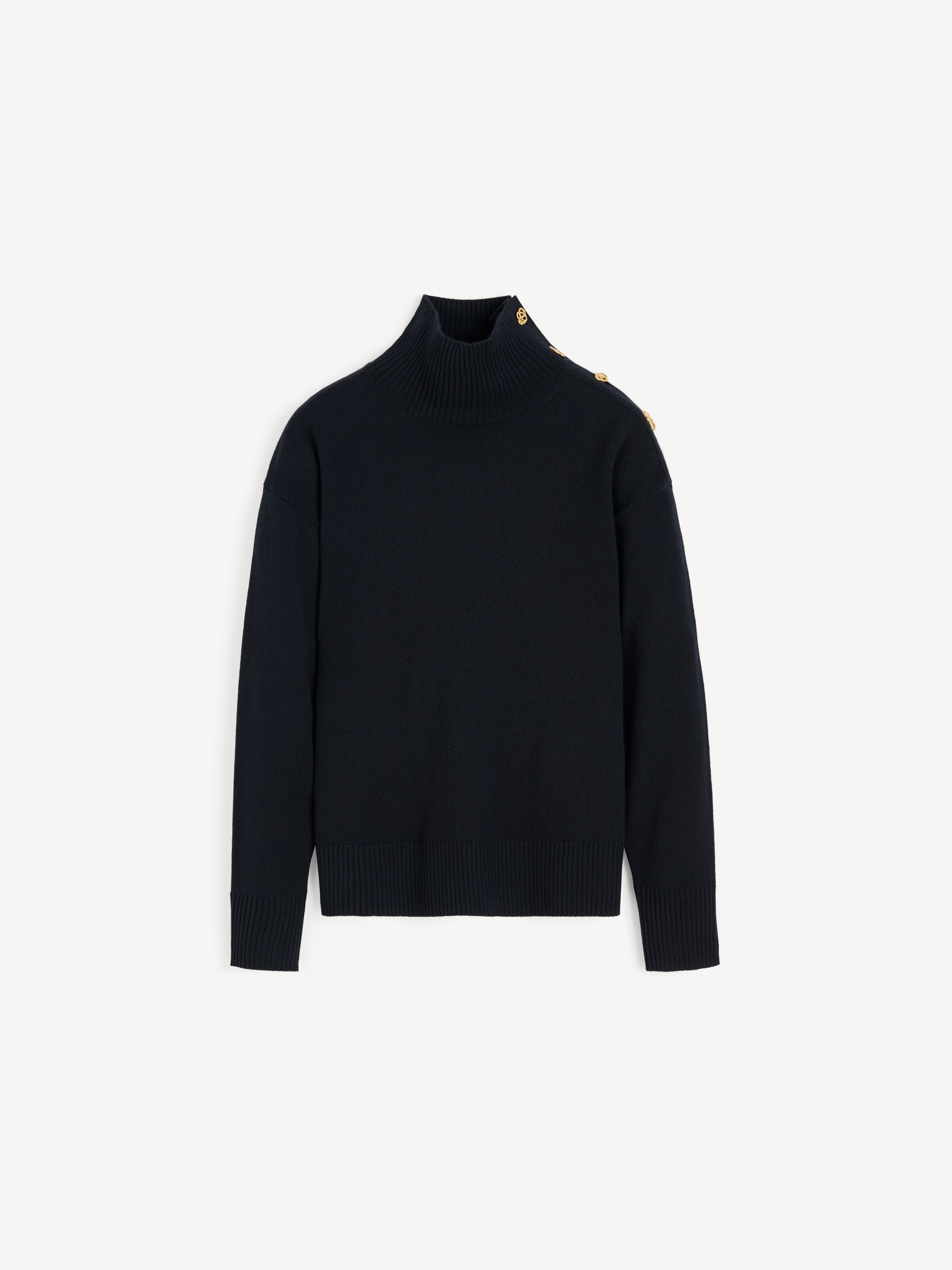 By Malene Birger Vanille Wool Sweater In Black