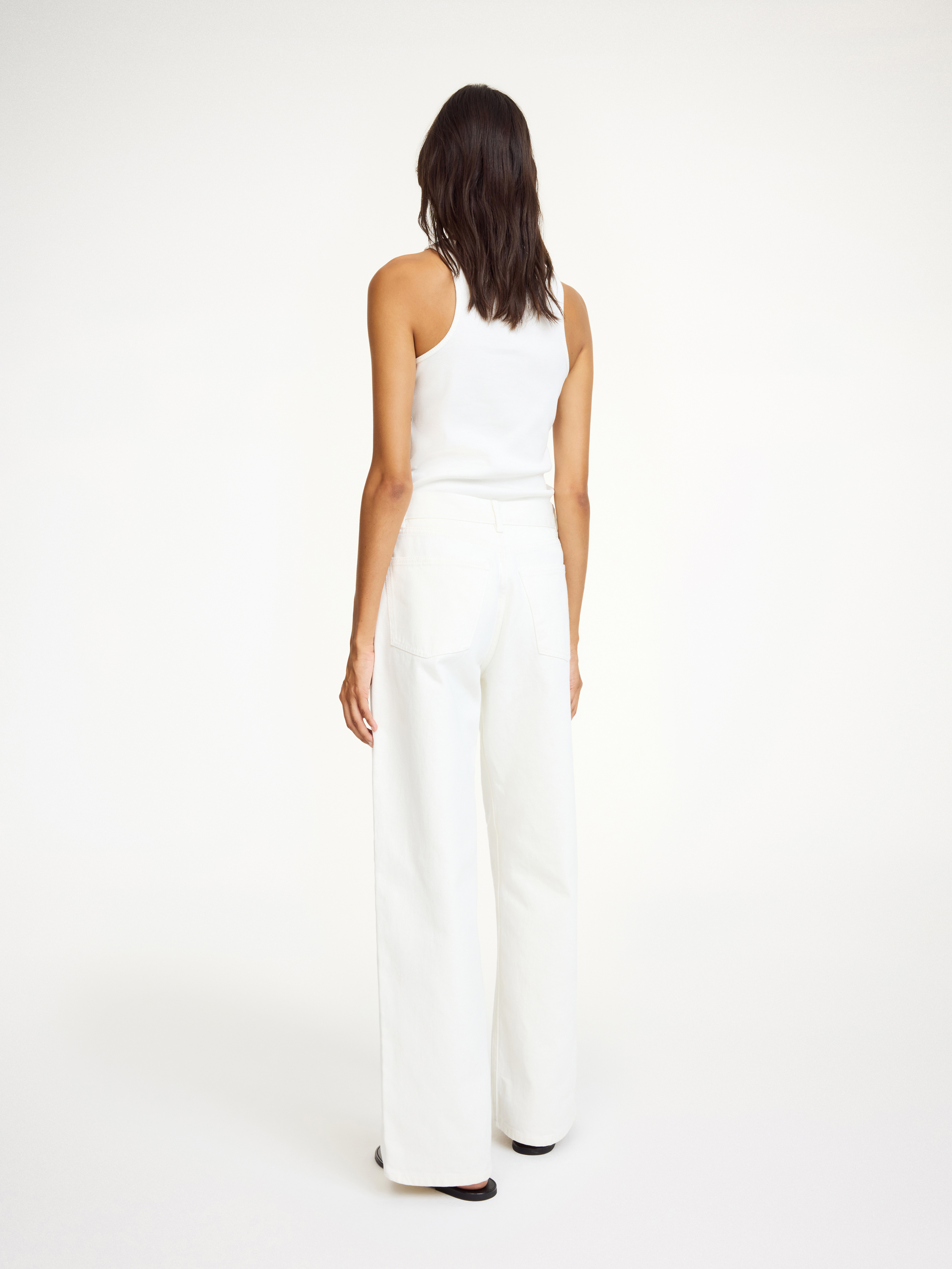 By Malene Birger Vinola Organic Denim Jeans In Soft White