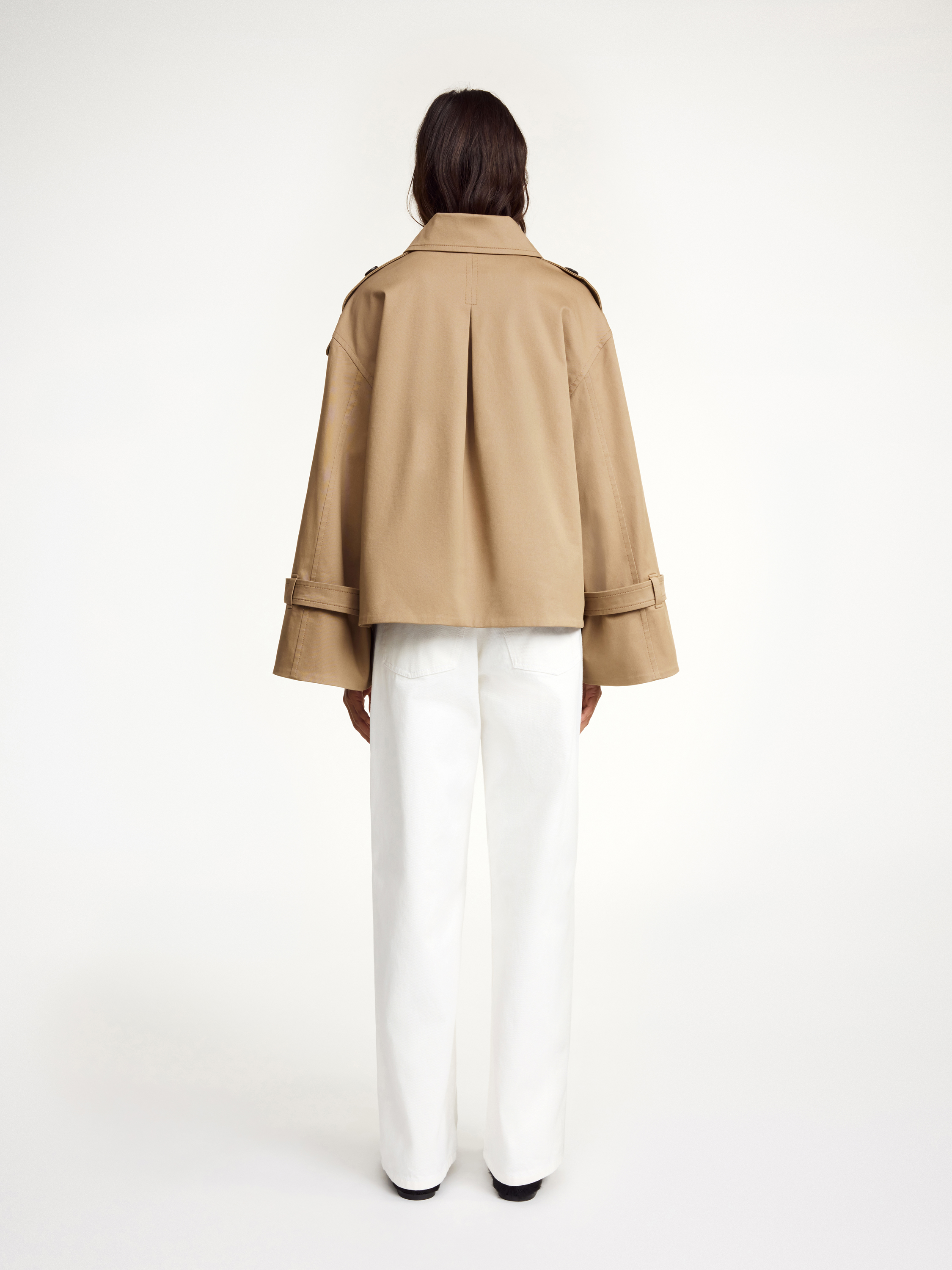 Shop By Malene Birger Alisandra Trench Jacket In Fosil