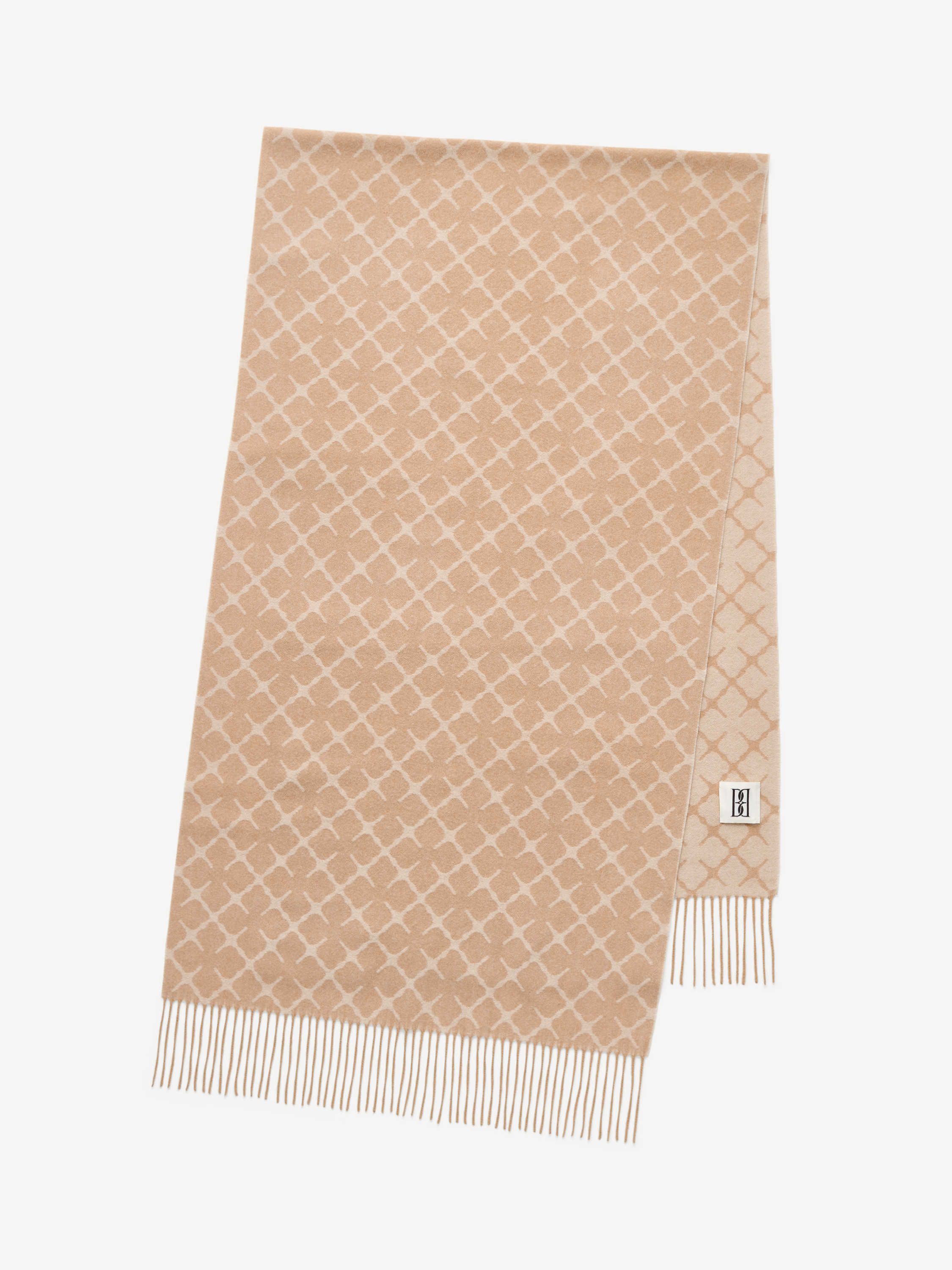 By Malene Birger Ortega Cashmere-blend Scarf In Brown