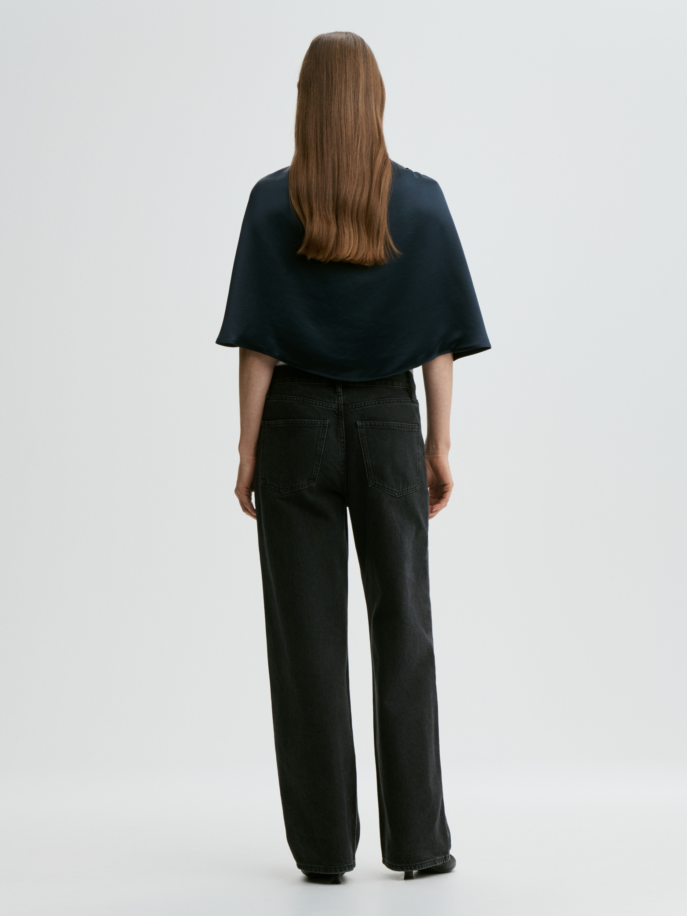 By Malene Birger Pinlos Cape In Black