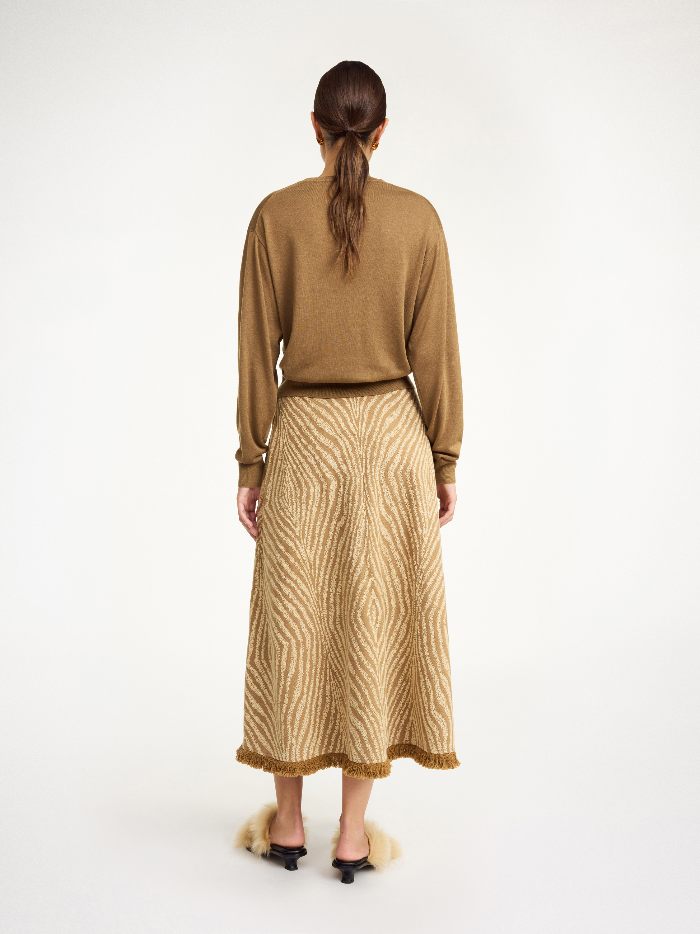 Shop By Malene Birger Mantea Sweater In Light Brown