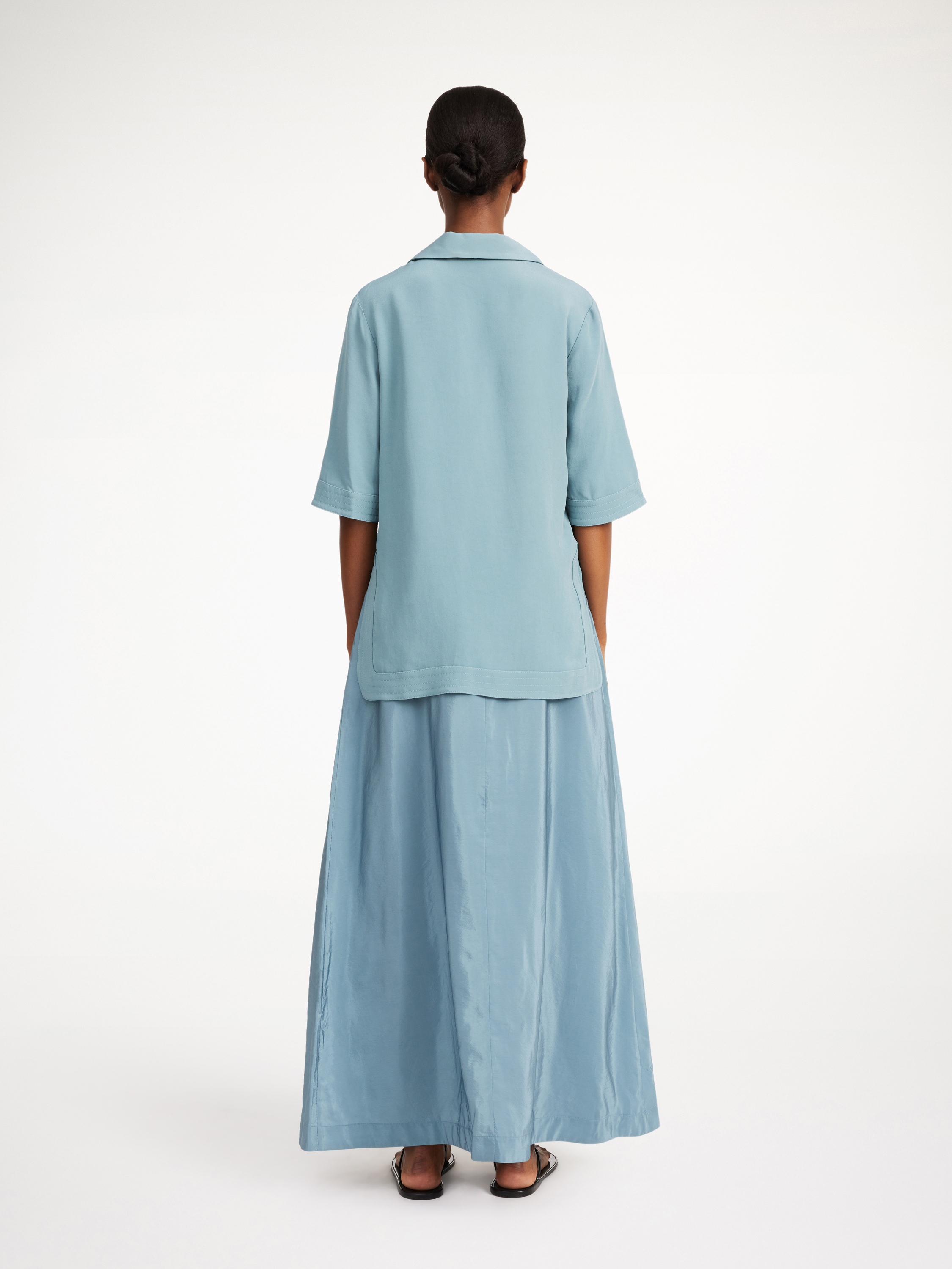 By Malene Birger Brittiny Top In Cool Water