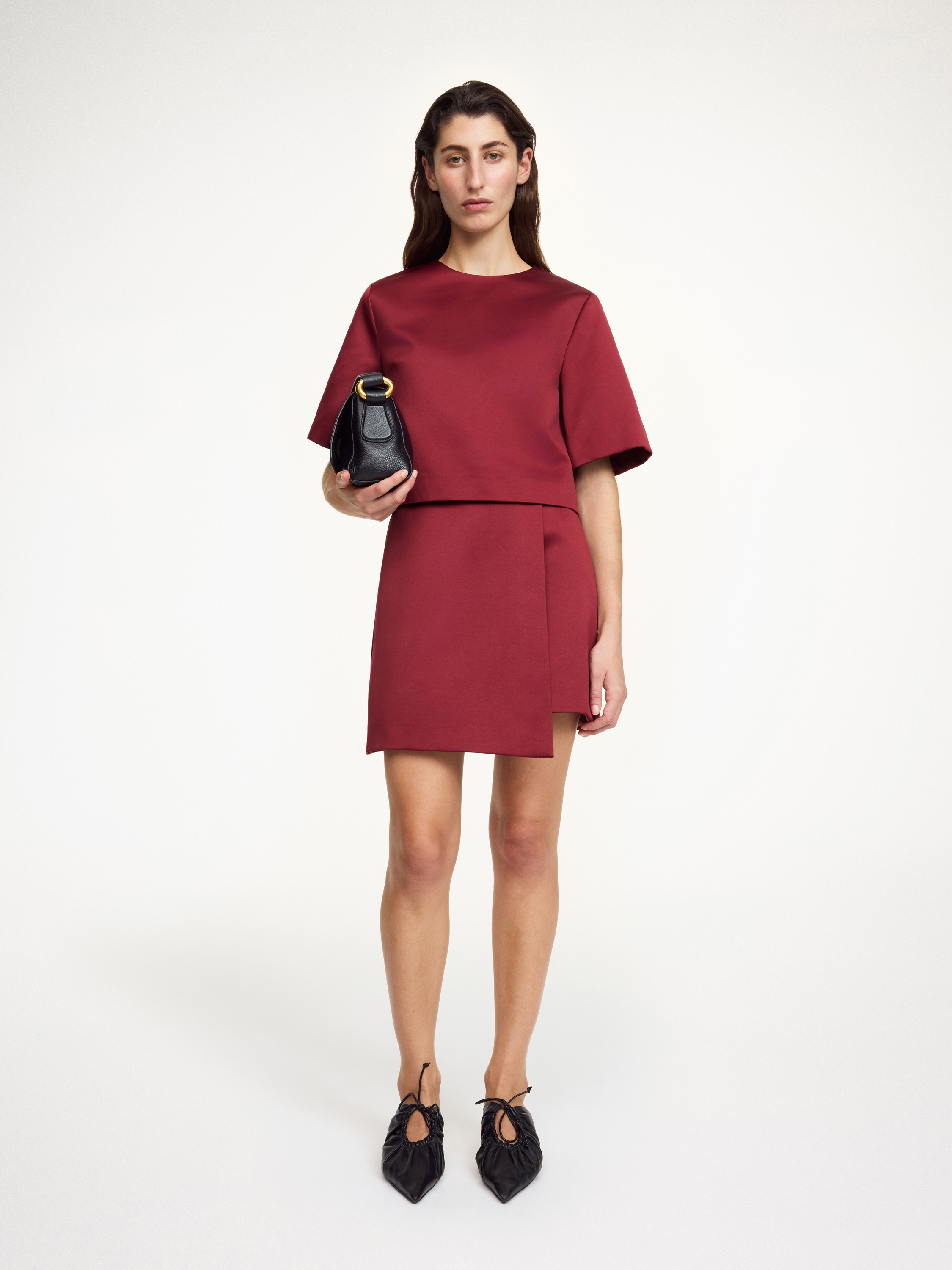 By Malene Birger Raye Minirock In Burgundy