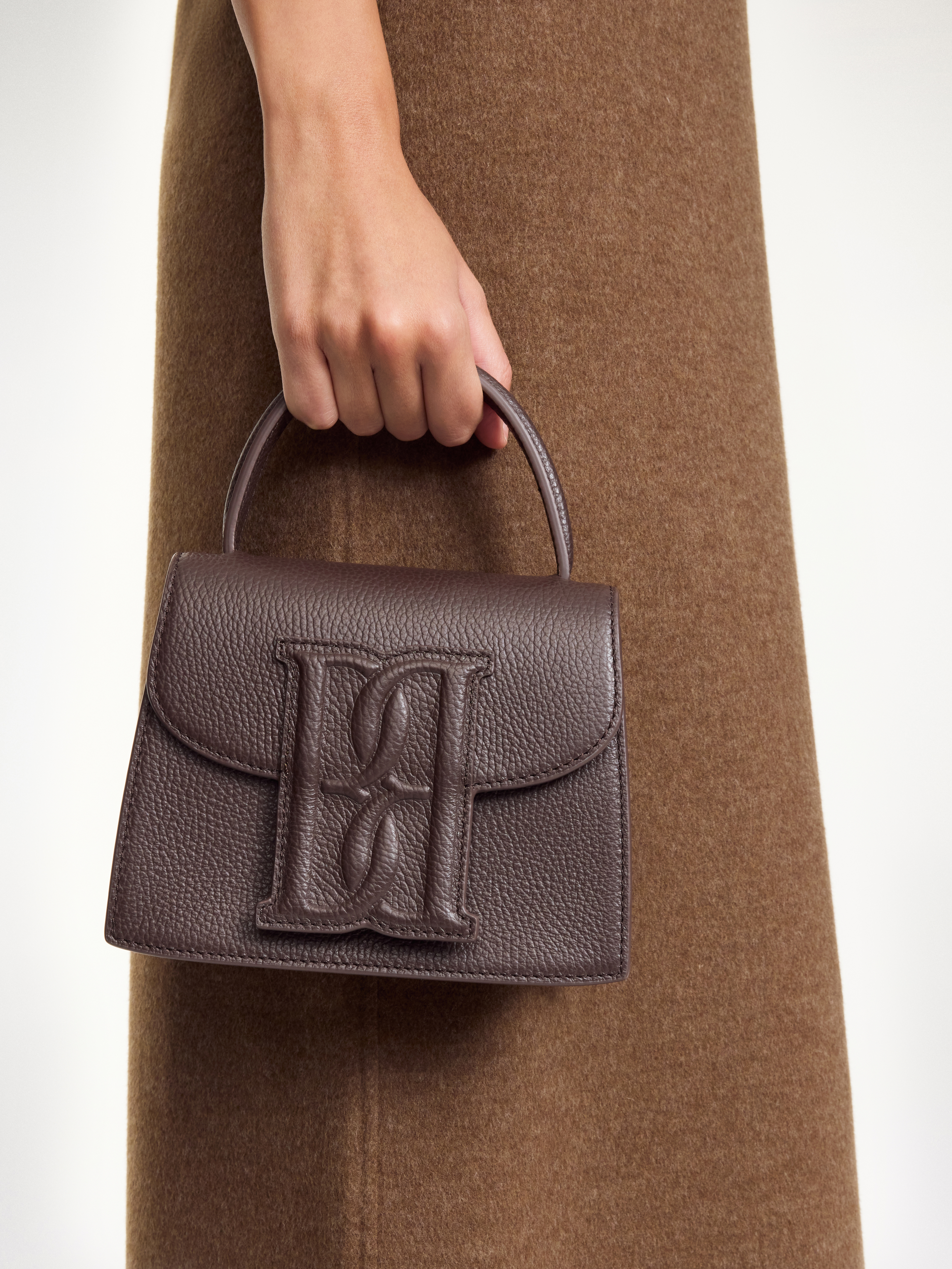 By Malene Birger Ramil Leather Shoulder Bag In Brown