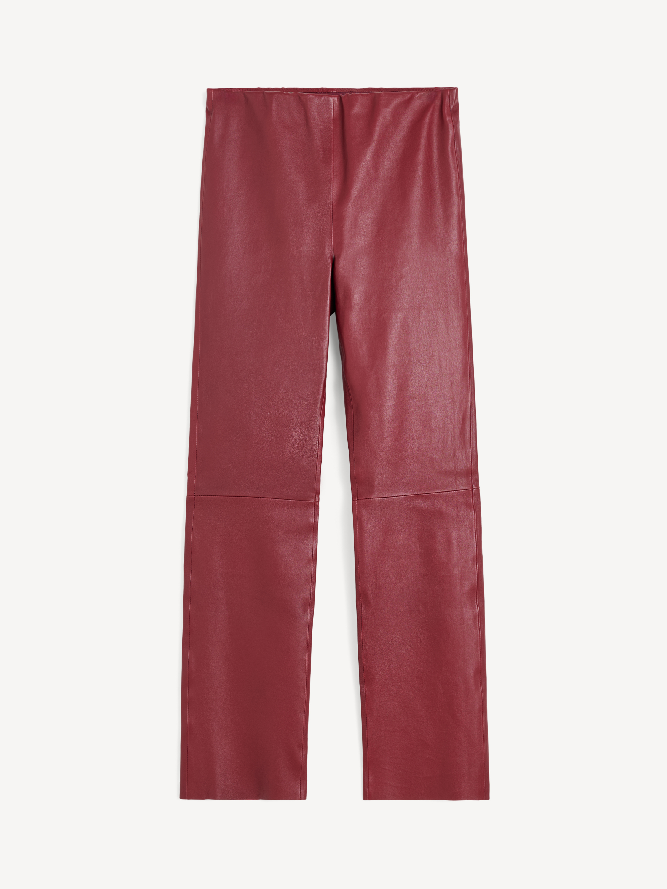 By Malene Birger Women's Cabernet Florentina Long Leather Trousers Size 34