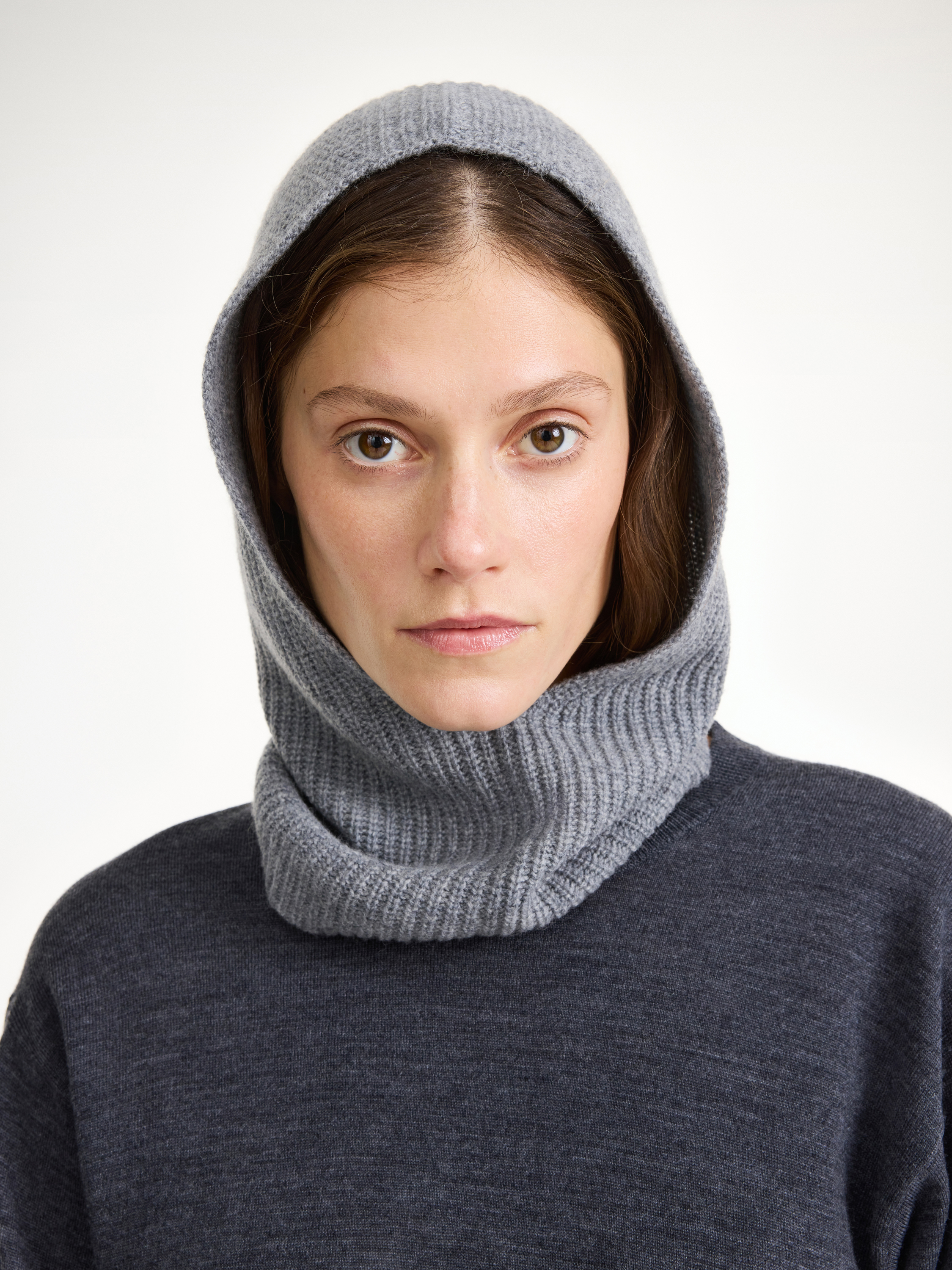 By Malene Birger Renima Balaclava In Grey Melange