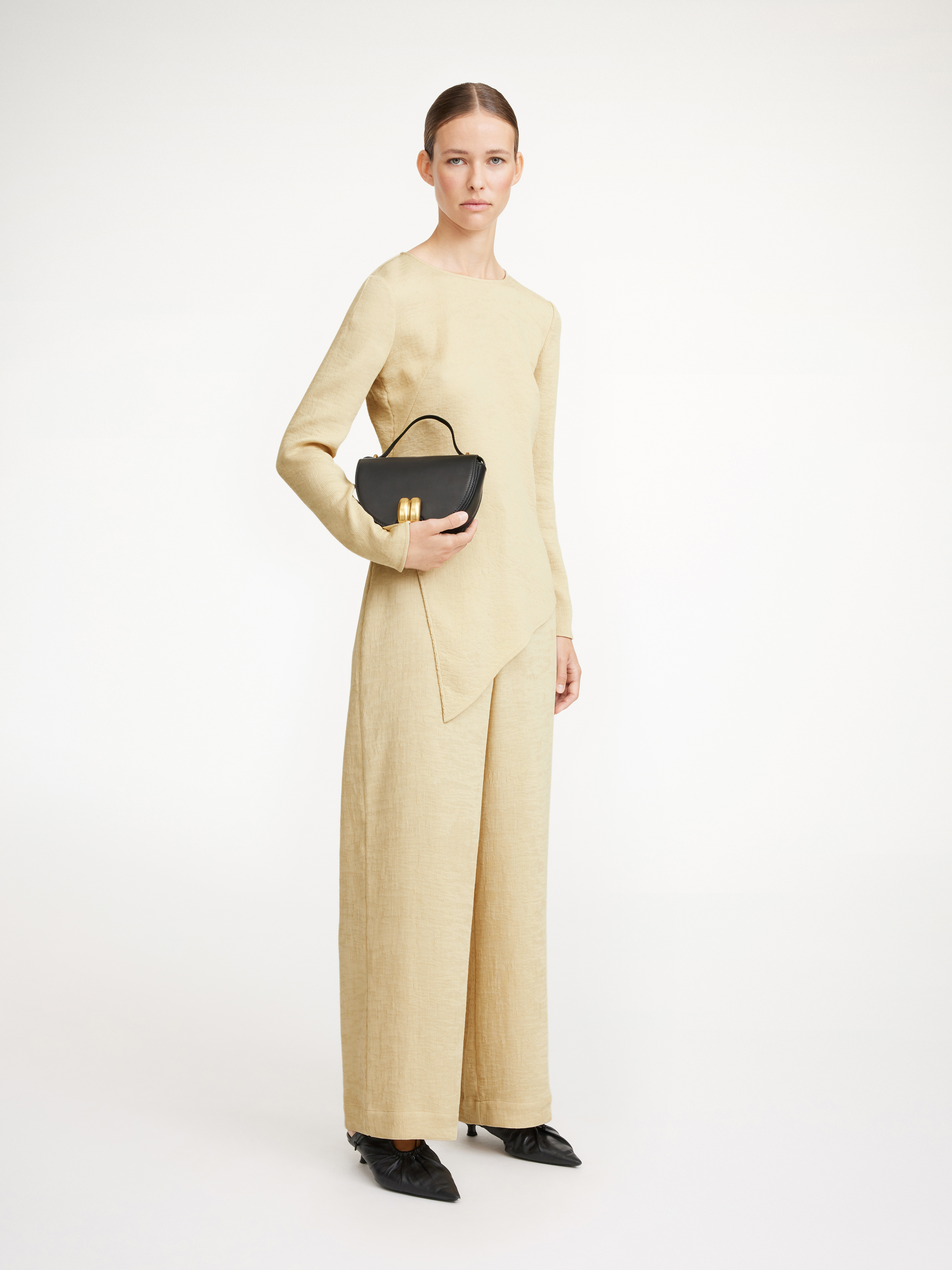 By Malene Birger Siimone Blouse In Warm Sand