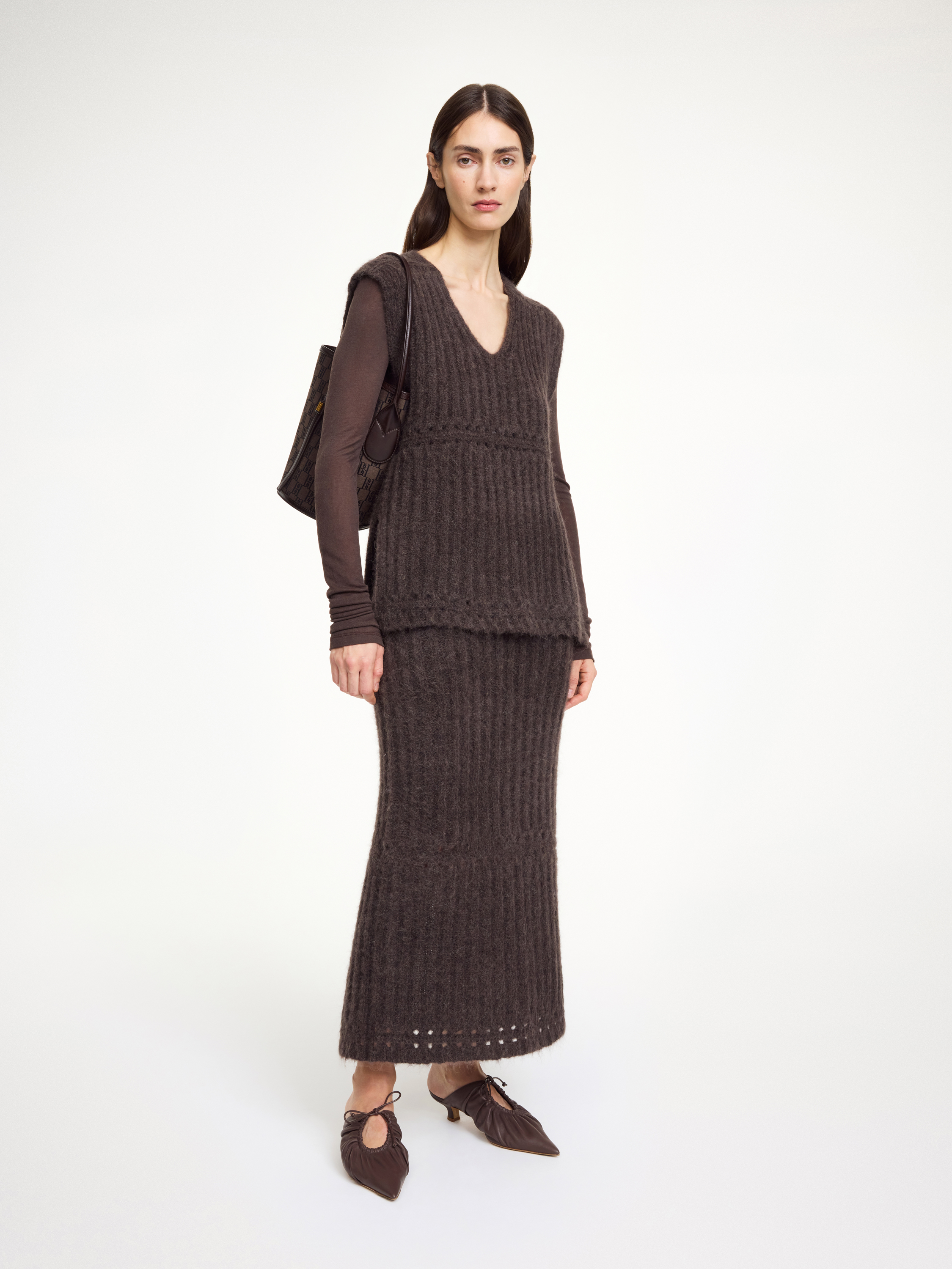 By Malene Birger Sofia Maxi Skirt In Brown