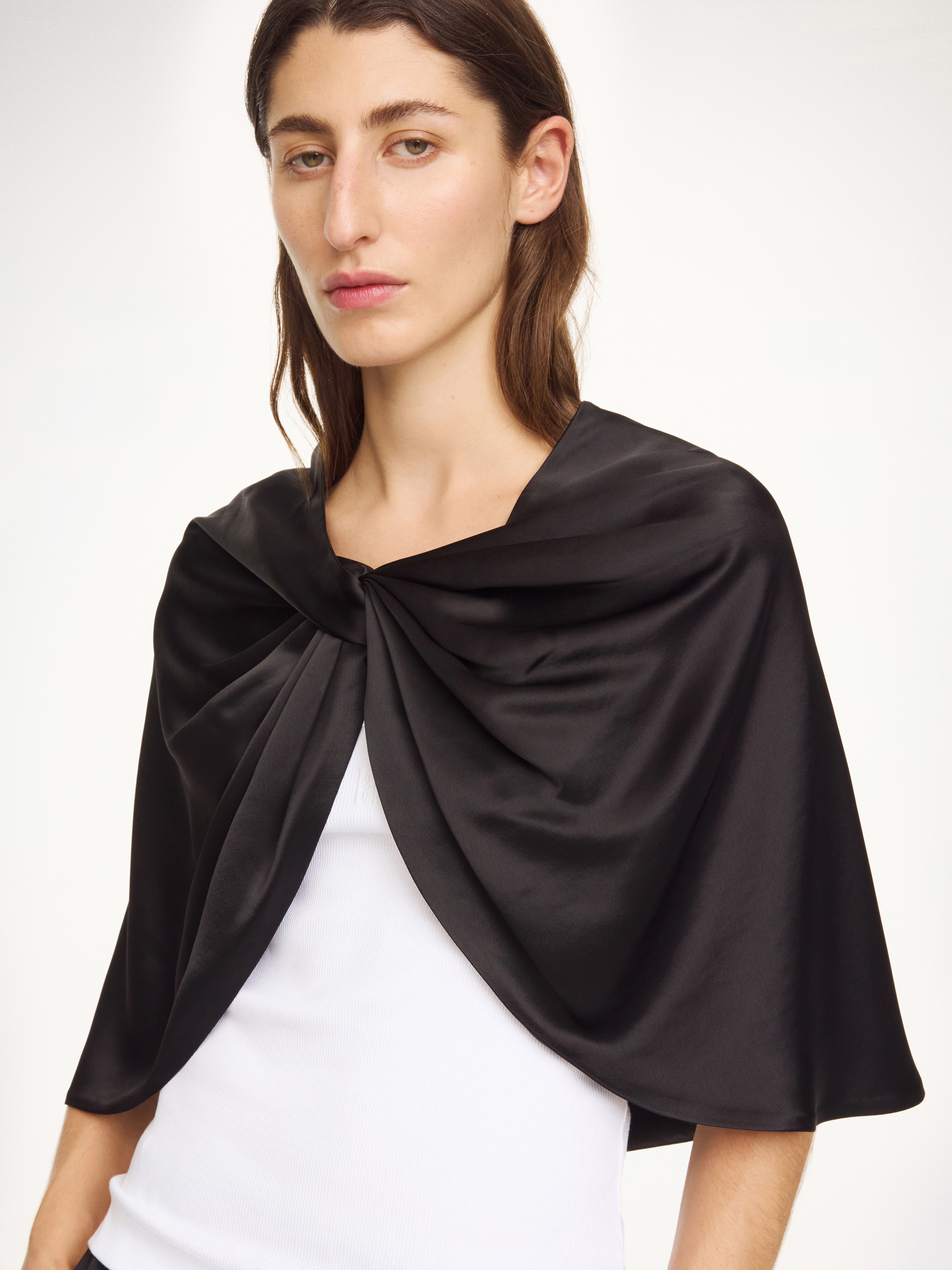 By Malene Birger Pinlos Cape In Black