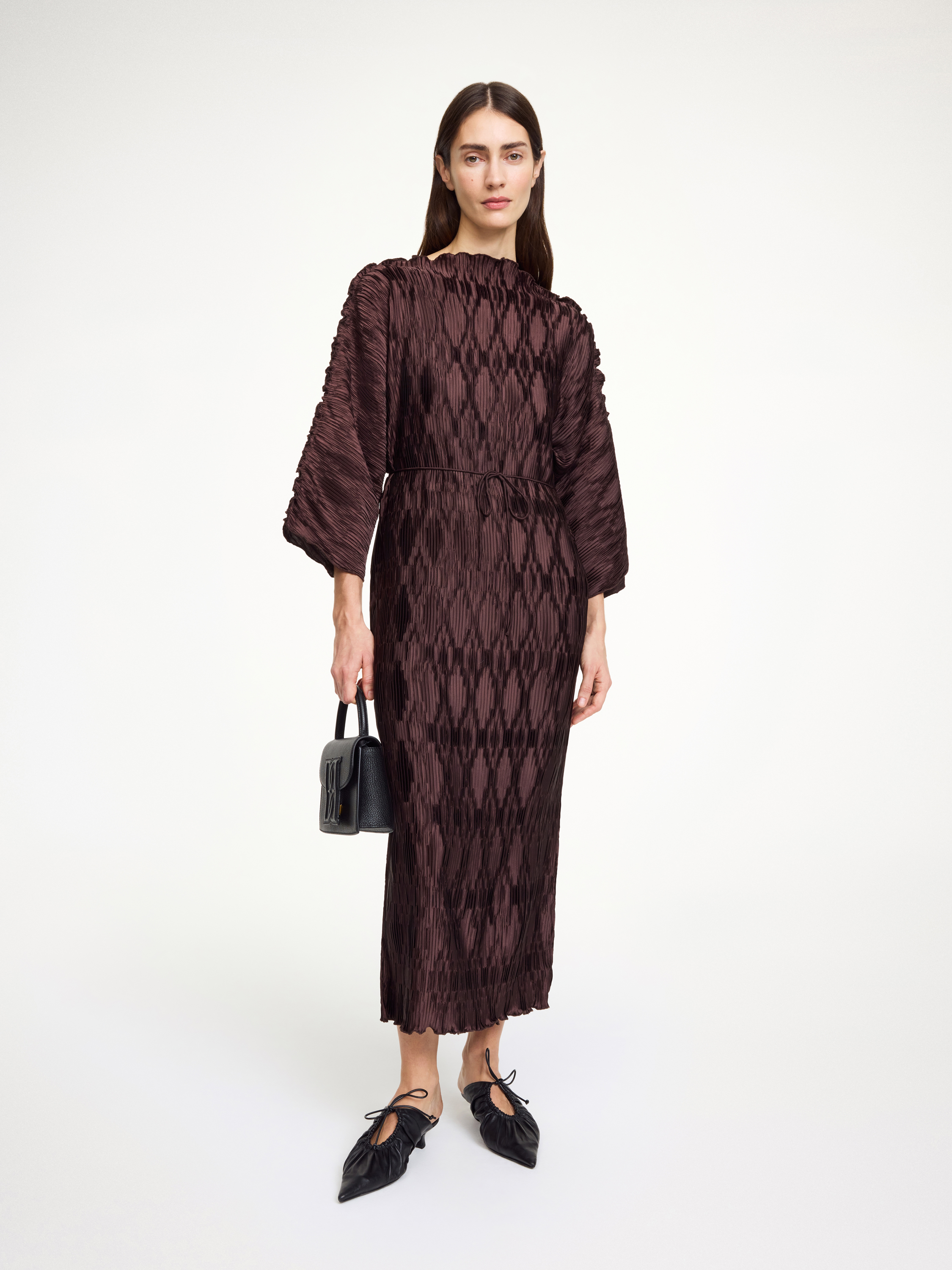 By Malene Birger Tralaido Maxi Dress In Brown