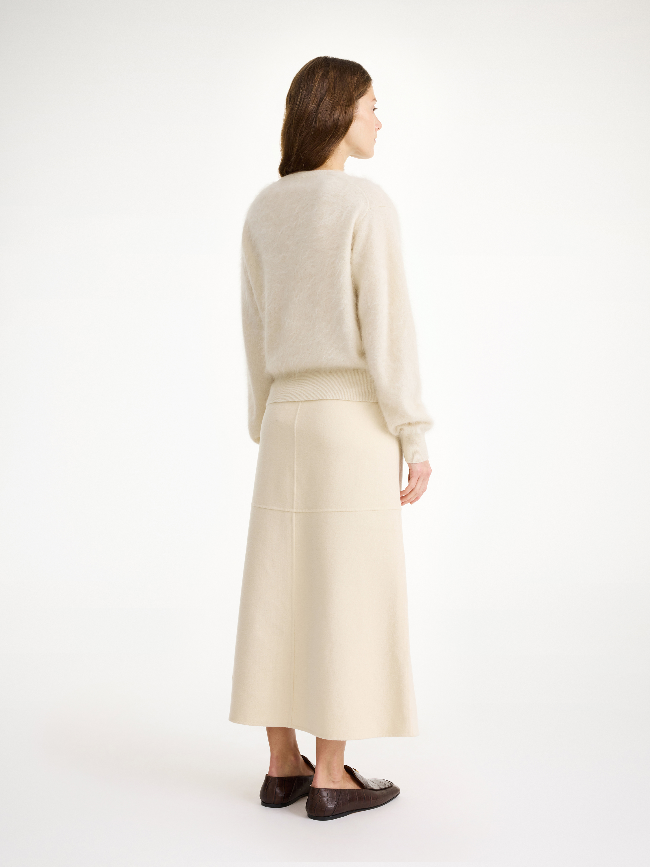 By Malene Birger Mantea Cashmere Sweater In Oyster Gray