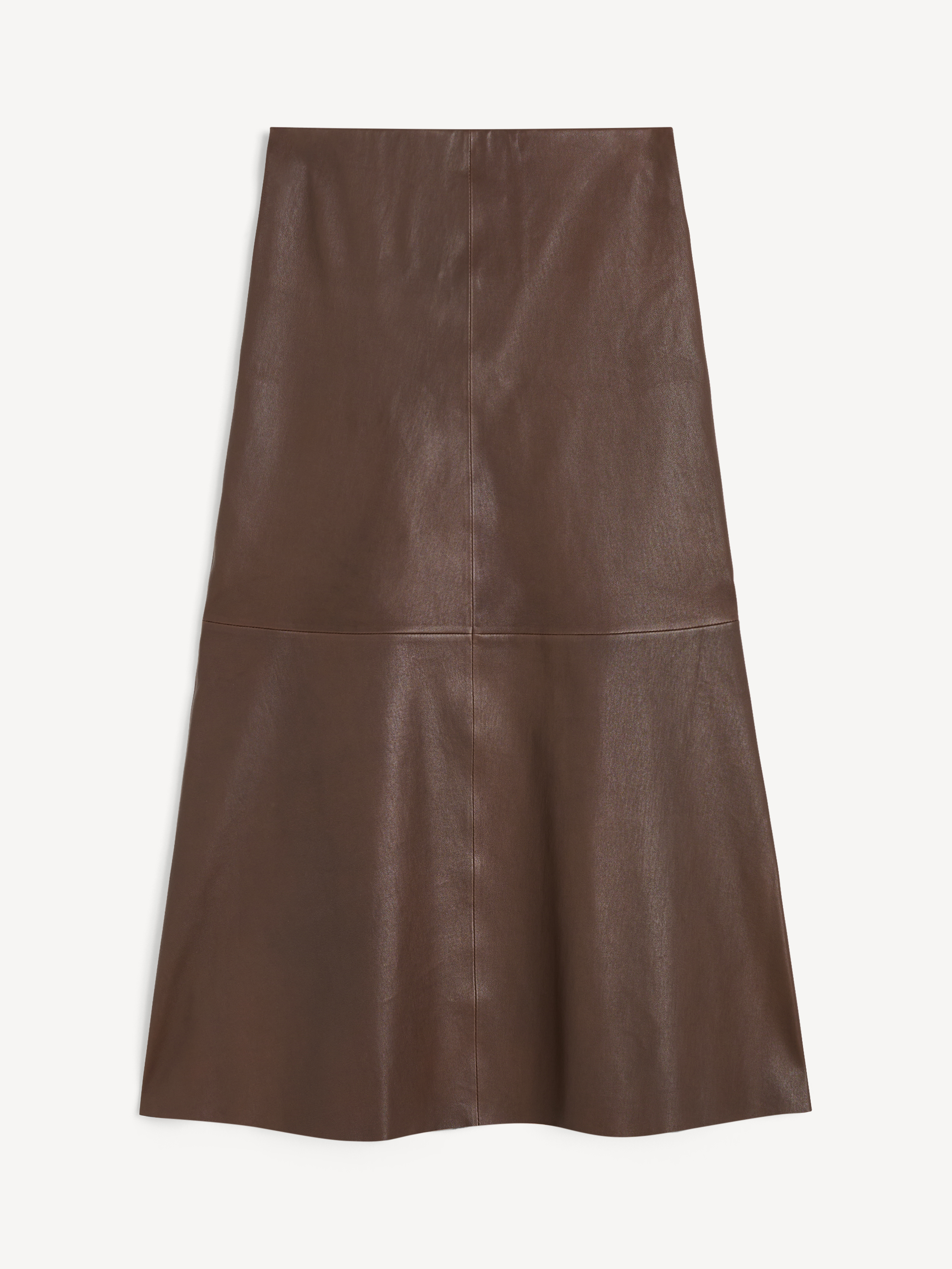 By Malene Birger Simoas Leather Skirt In Brown