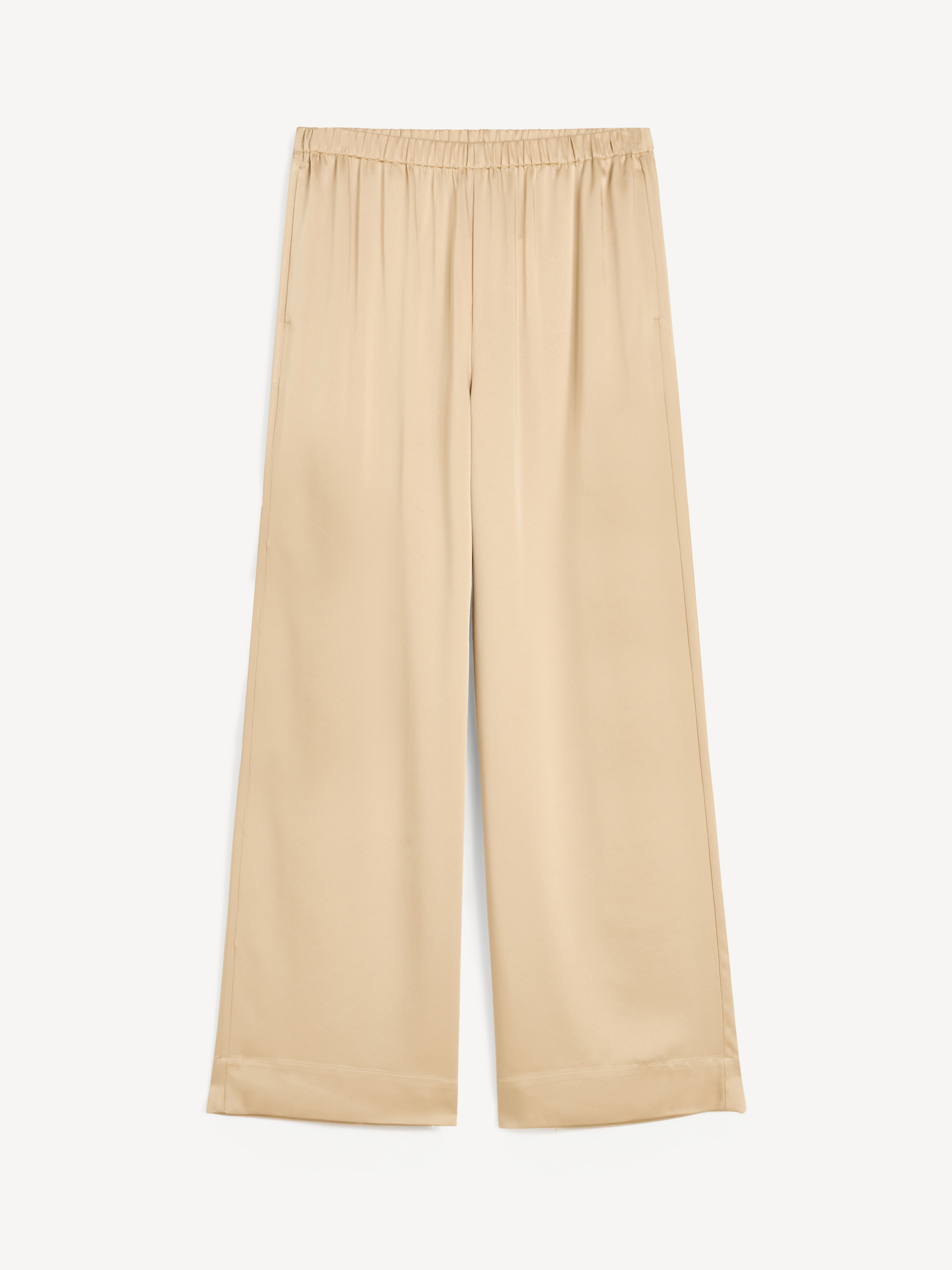 By Malene Birger Cabello Wide-leg Trousers In Nude