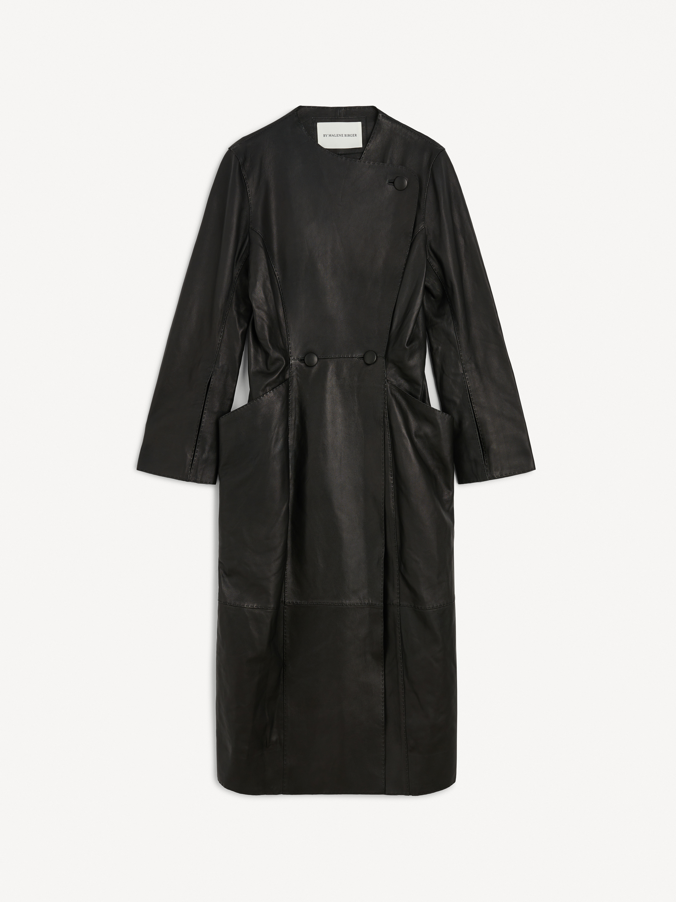 Sirrena leather coat