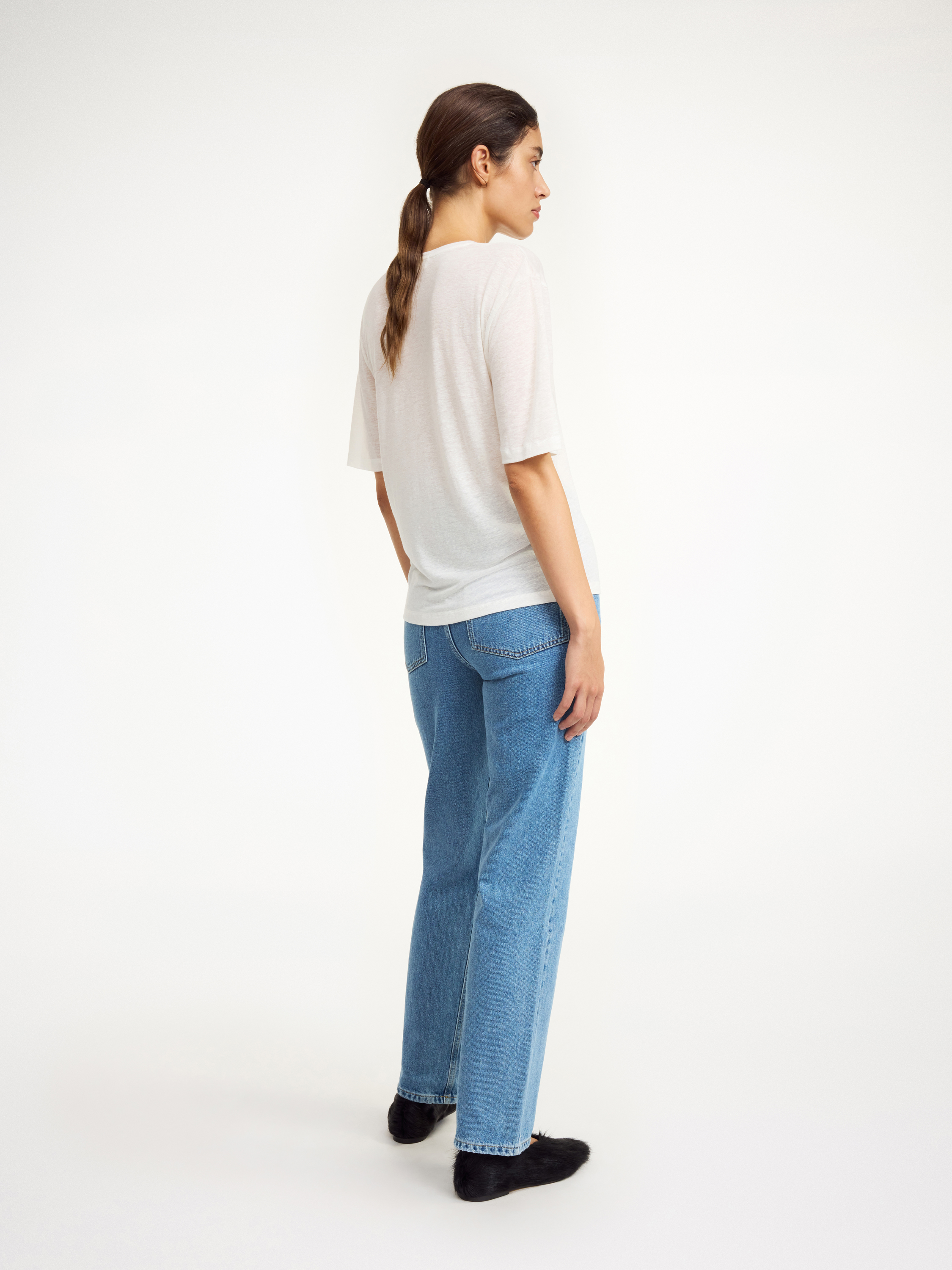 By Malene Birger Amaringa T-shirt In Soft White