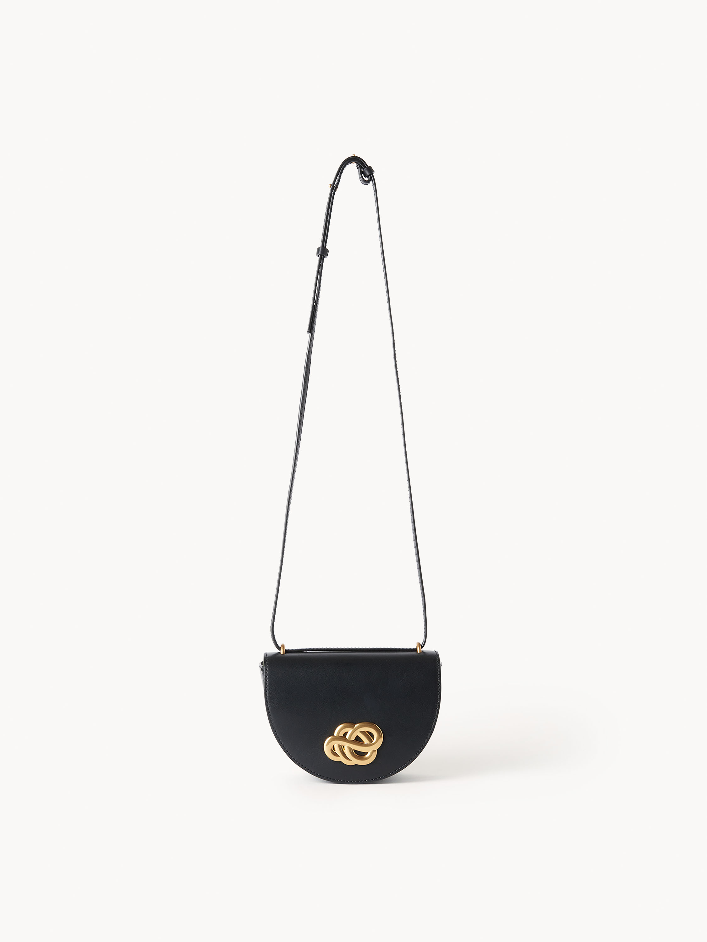 By Malene Birger Cebelle Leather Shoulder Bag In Black