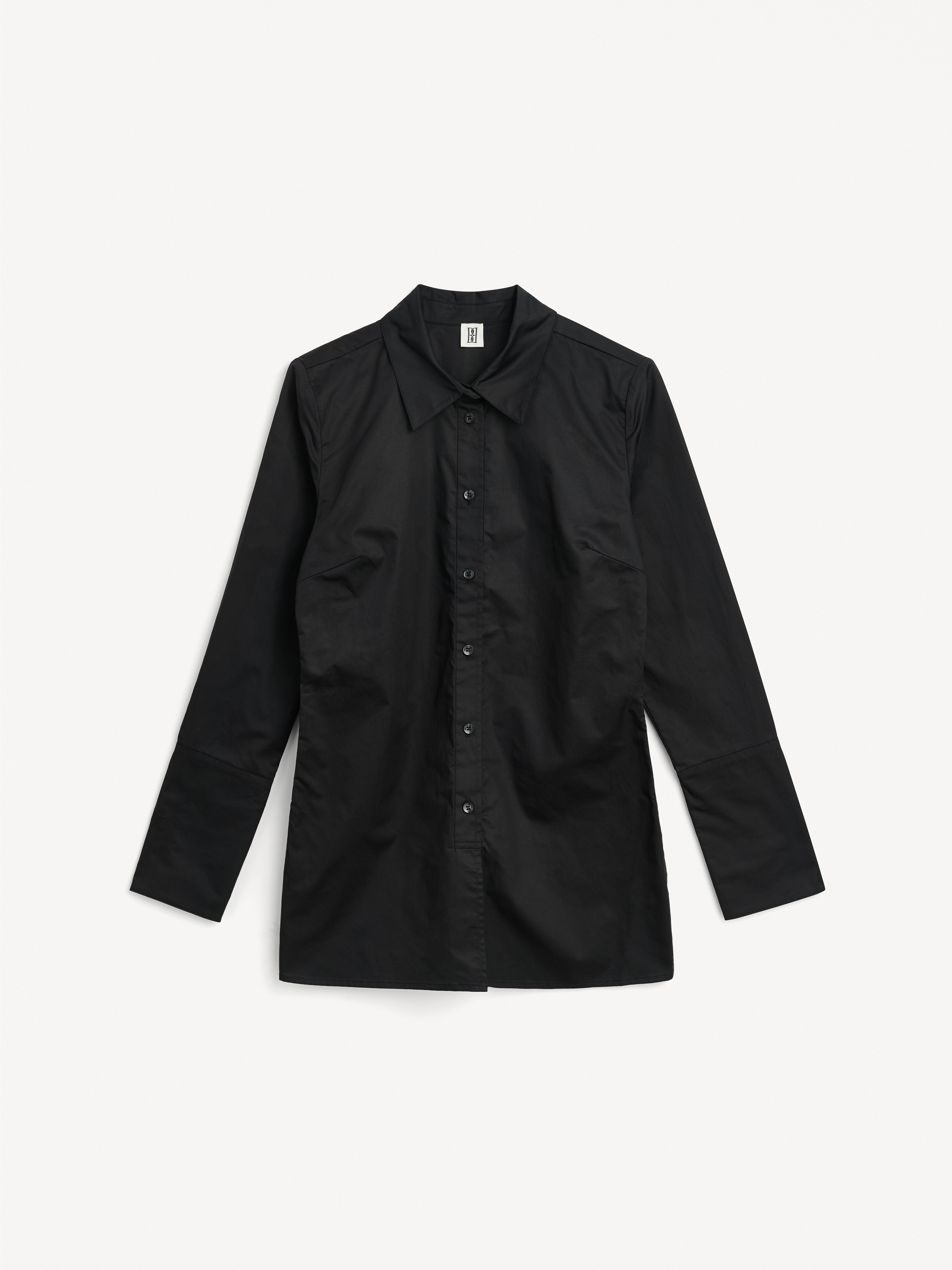 By Malene Birger Women's Black Padano Organic Cotton Shirt Size 32