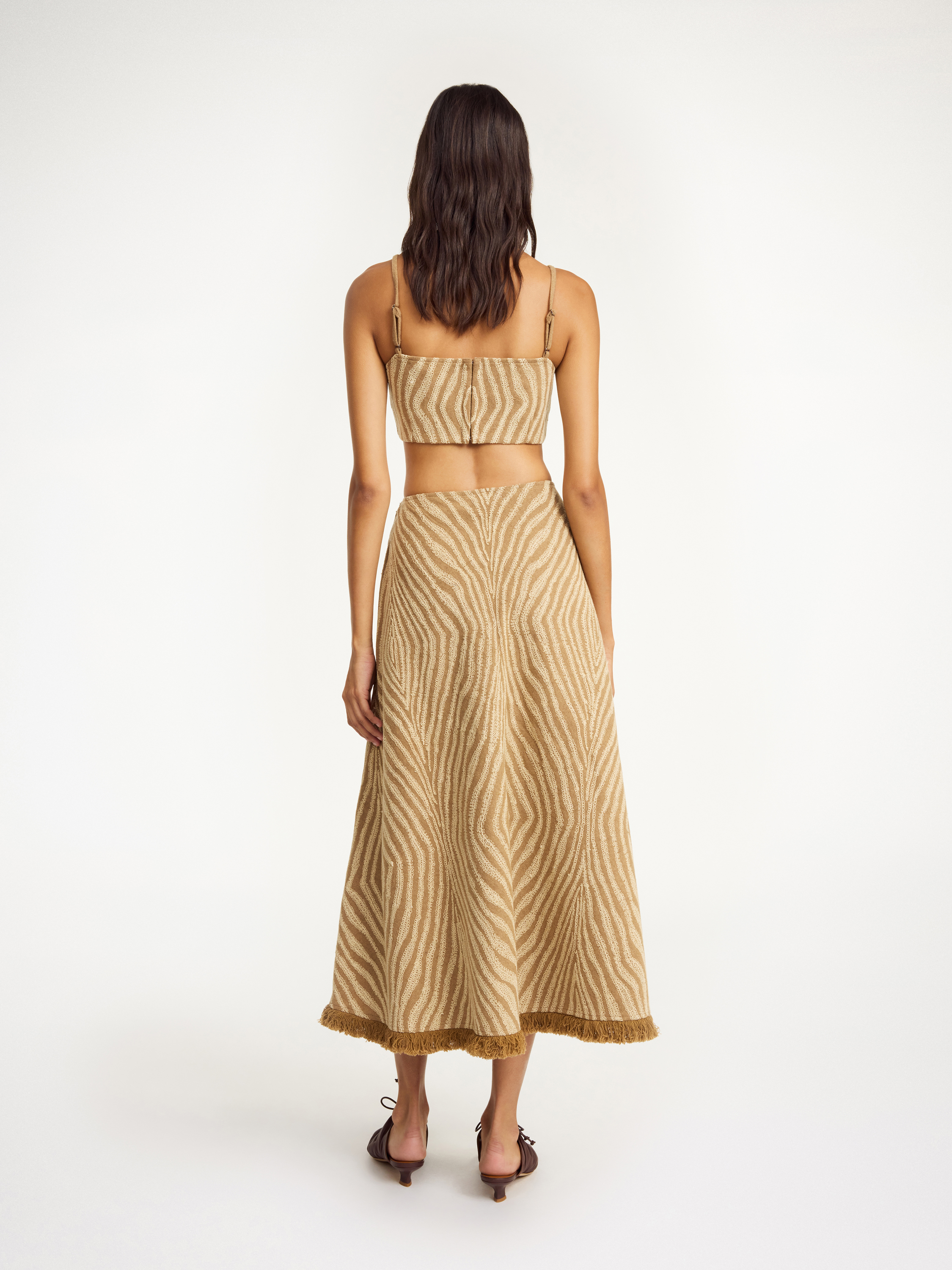 By Malene Birger Arvine Top In Zebra Print