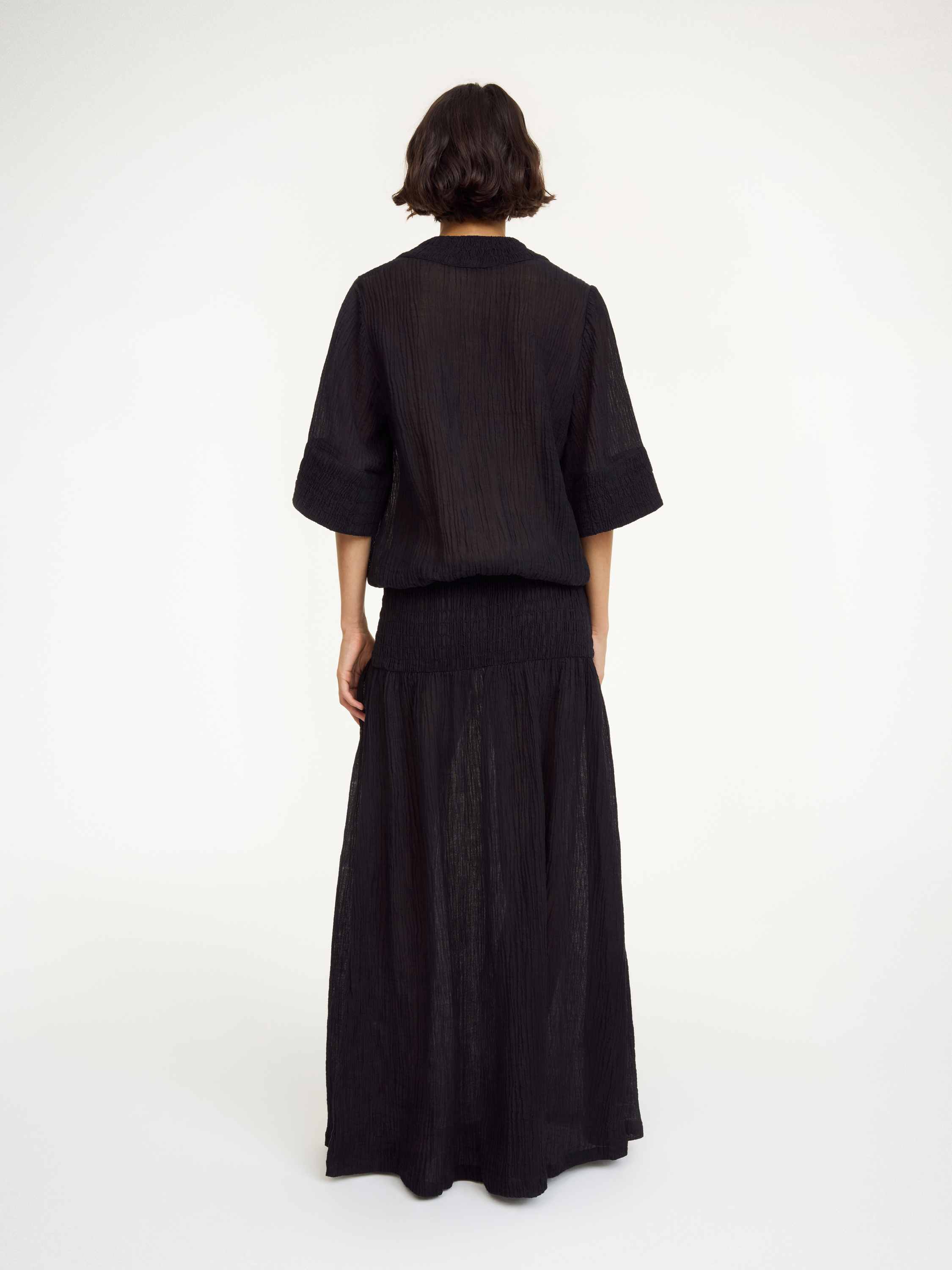 Shop By Malene Birger Anais Maxi Dress In Black