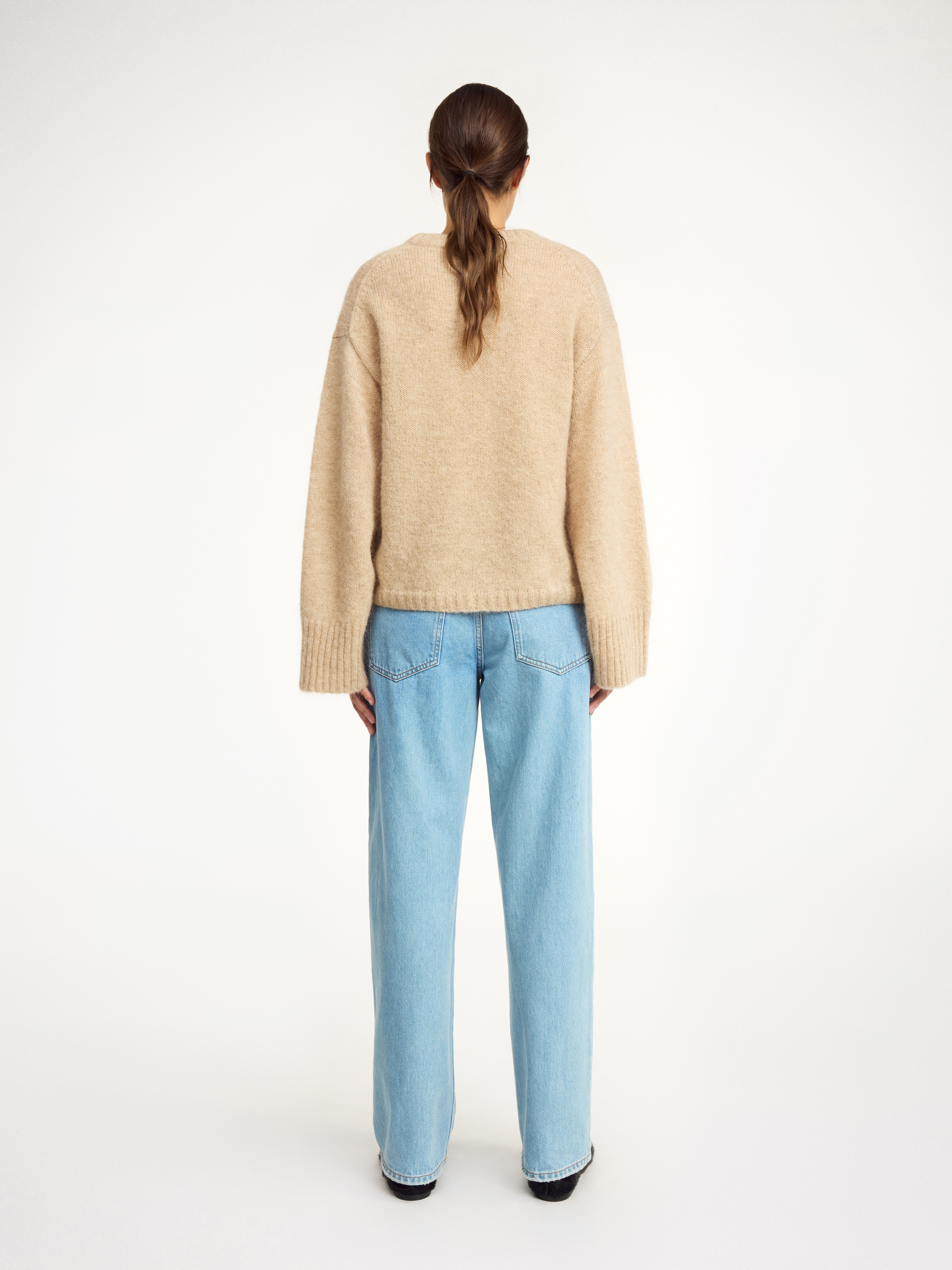 By Malene Birger Cierra Sweater In Twill Beige