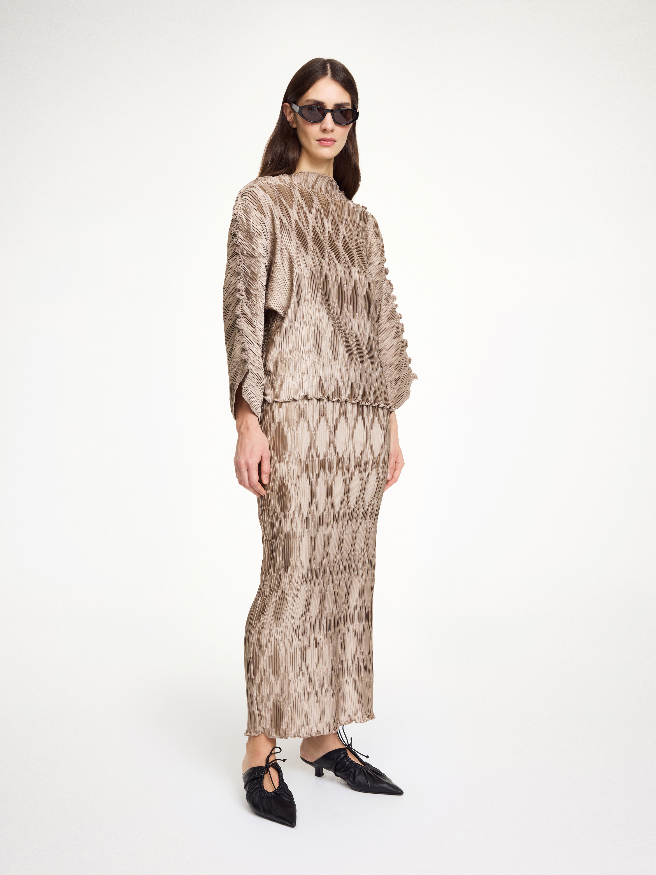 By Malene Birger Elisas Maxi Skirt In Gray