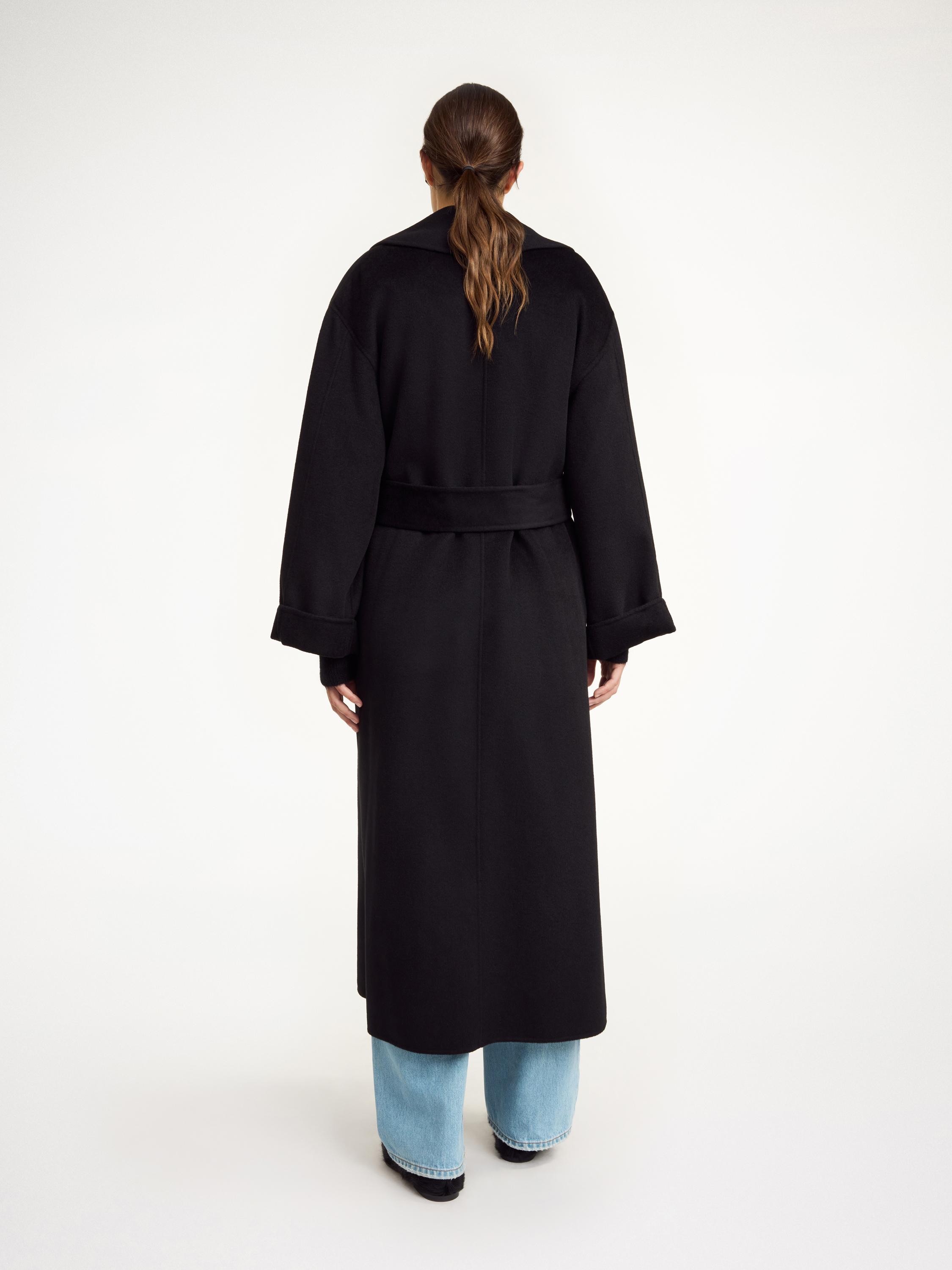 By Malene Birger Trullem Wool Coat In Black