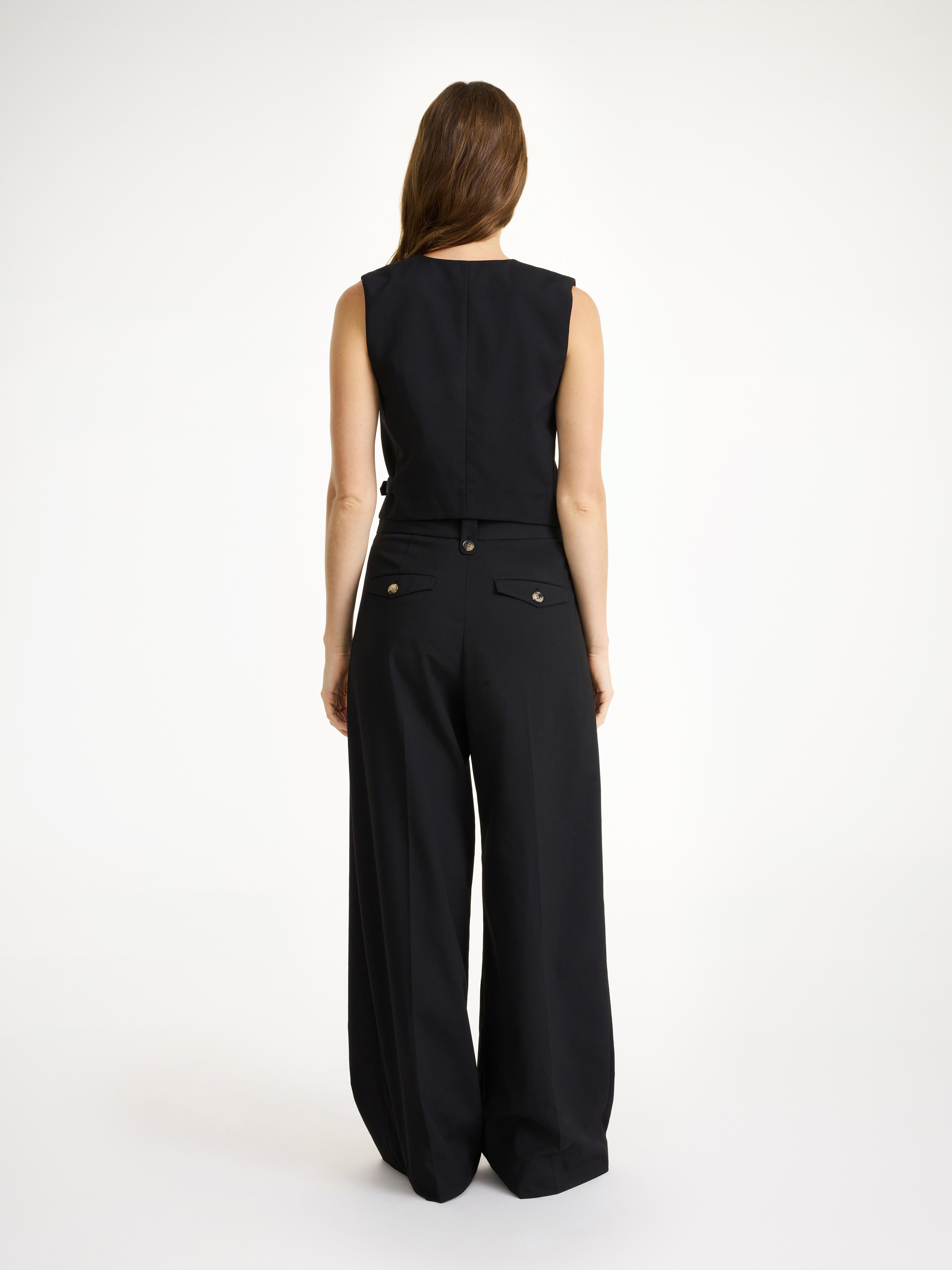 By Malene Birger Talime Waistcoat In Black