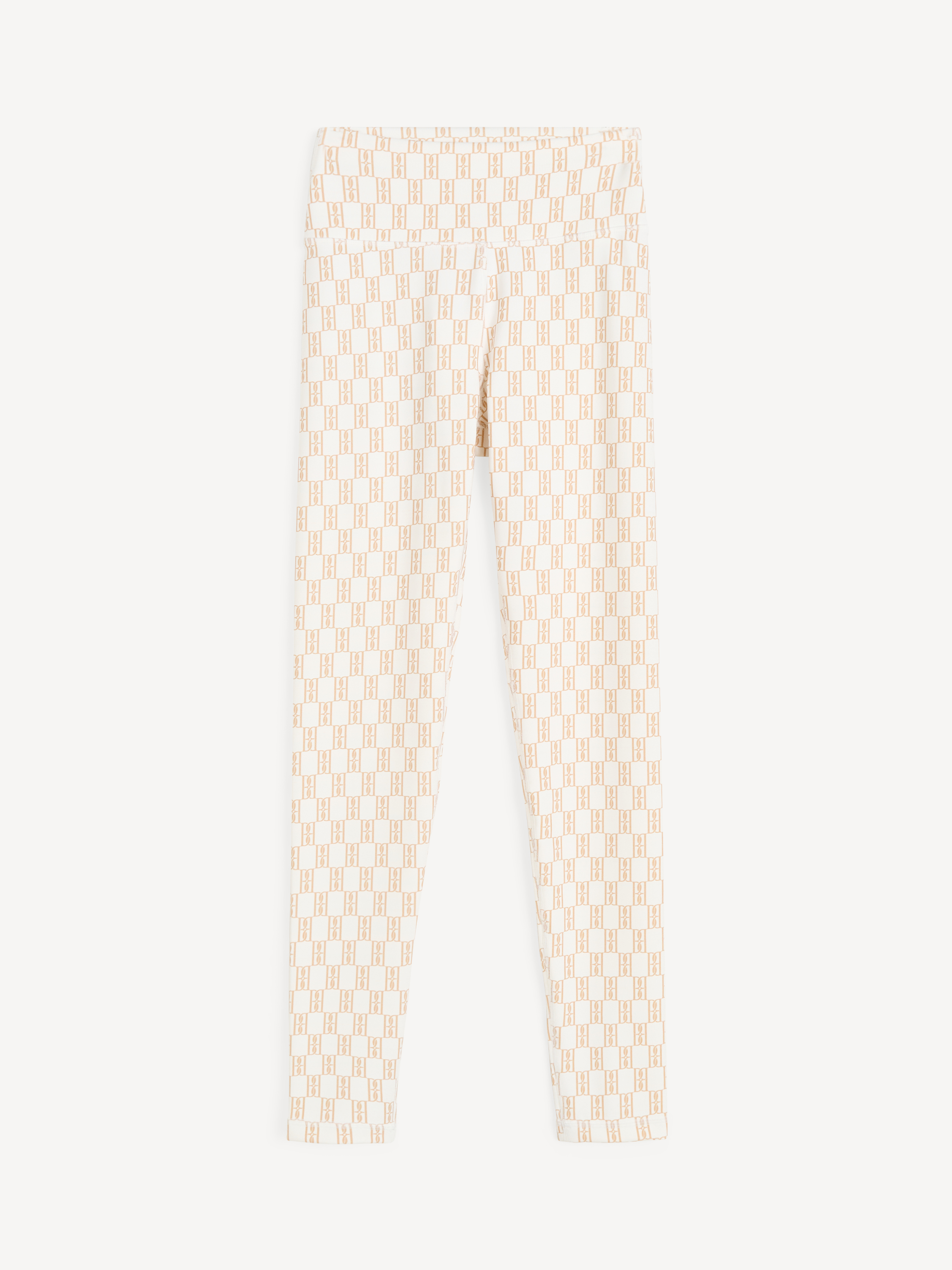 By Malene Birger Women's Dark Sand Monogram Polene Athletic Leggings Large