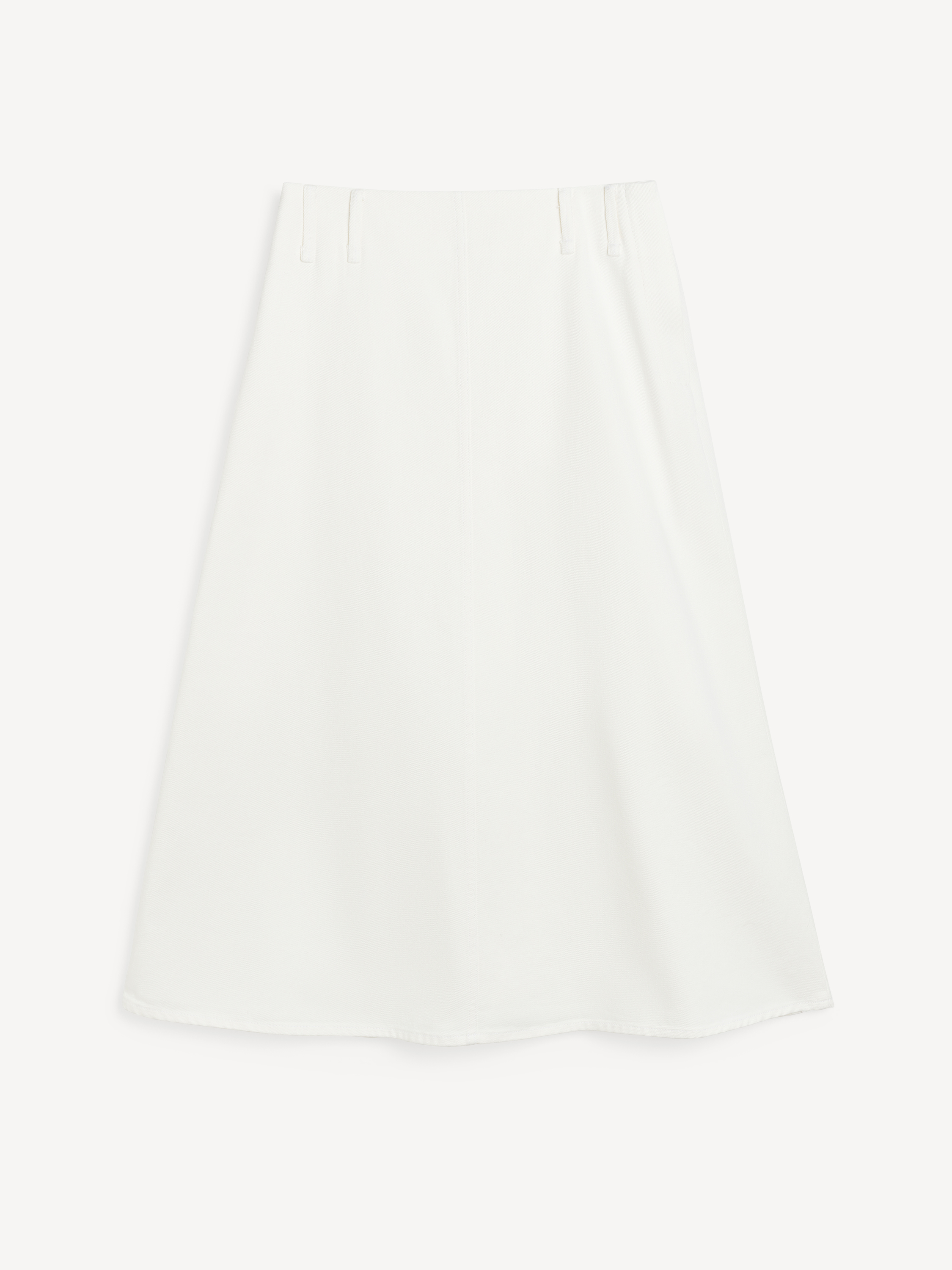 By Malene Birger Carlas Organic Denim Skirt In Soft White