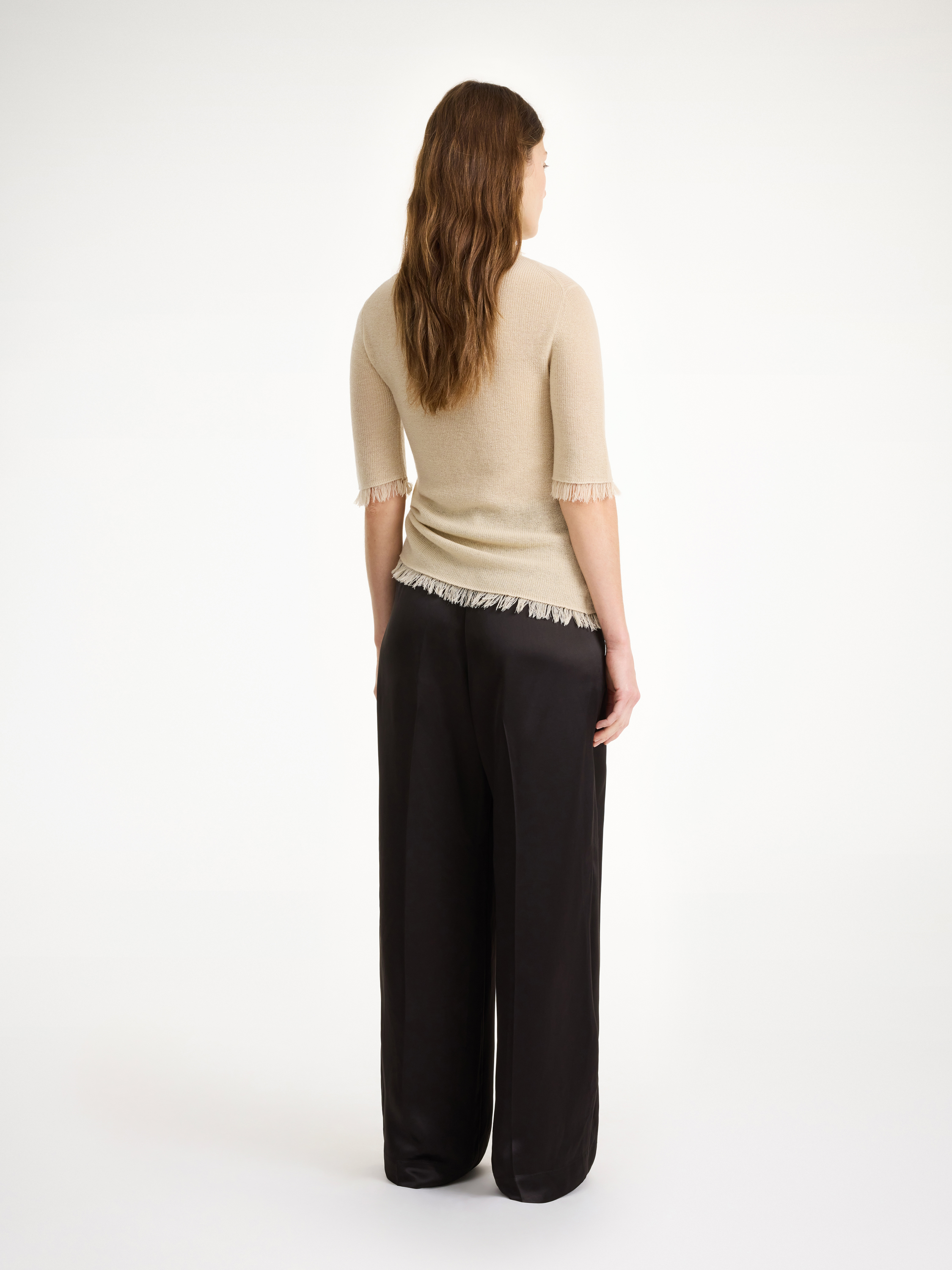 Shop By Malene Birger Cymbaria High-waist Trousers In Black