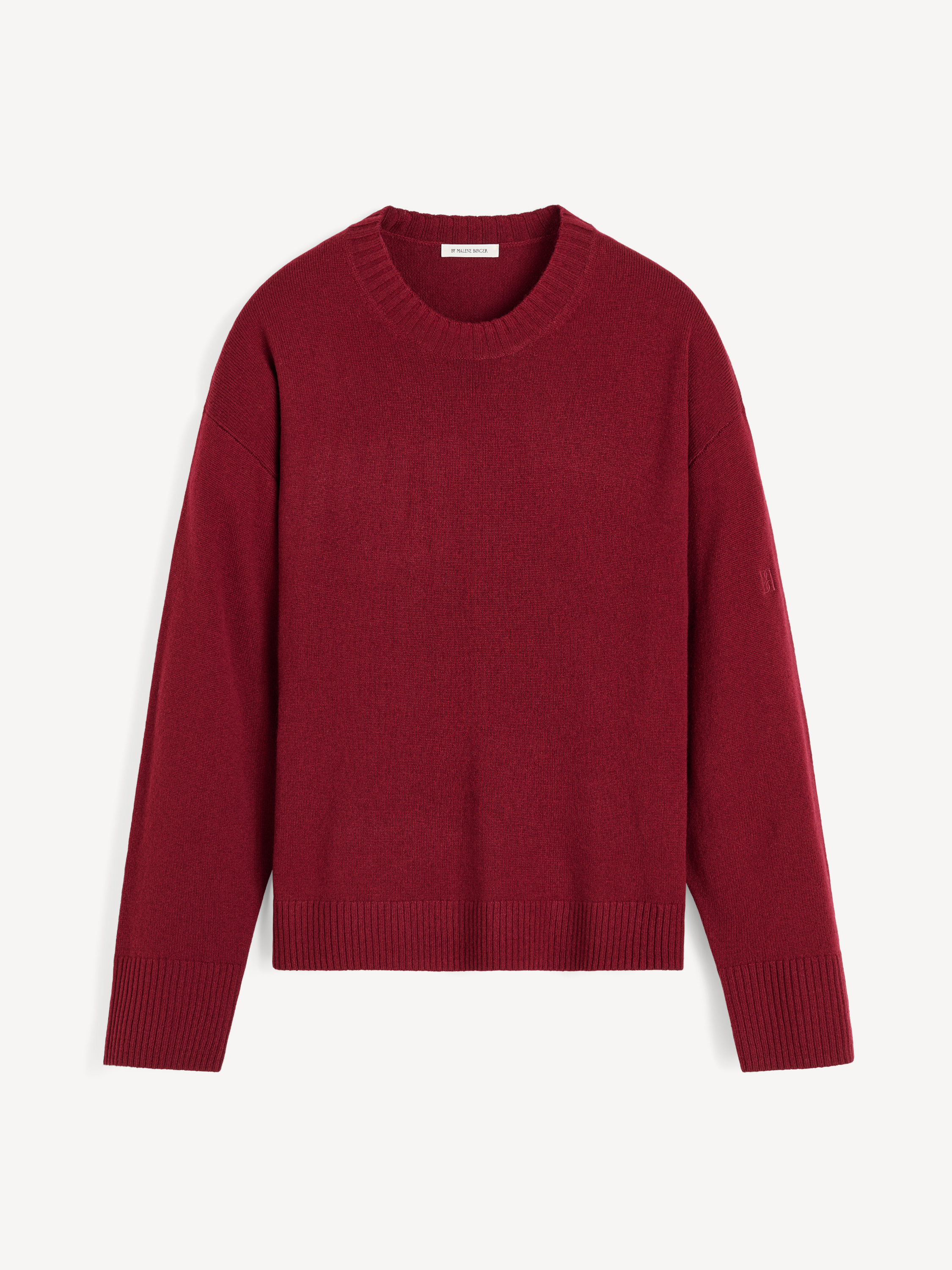By Malene Birger Livane Wool Sweater In Burgundy