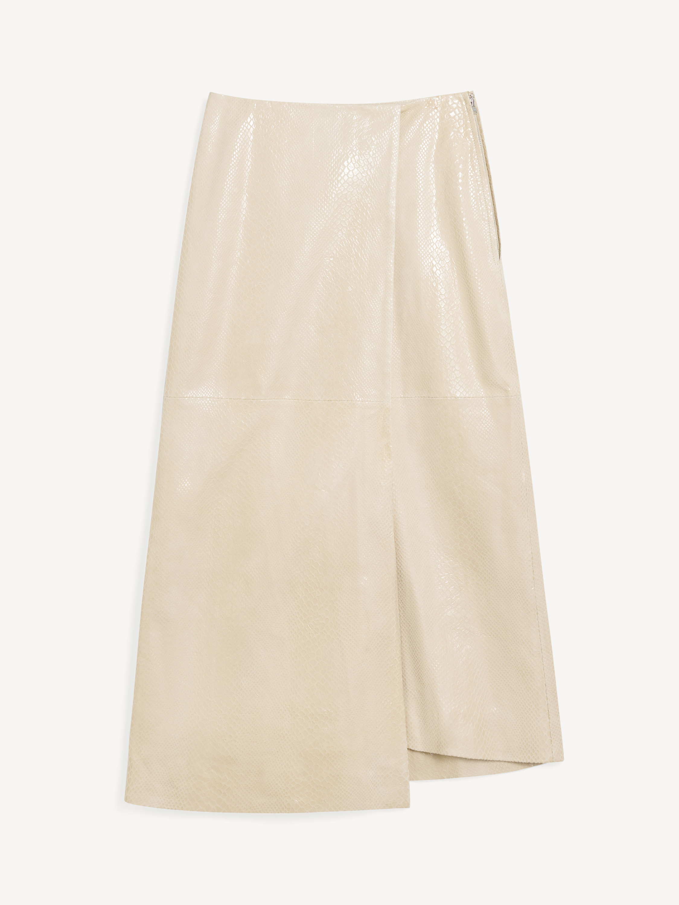 By Malene Birger Hannas Leather Skirt In Nomad