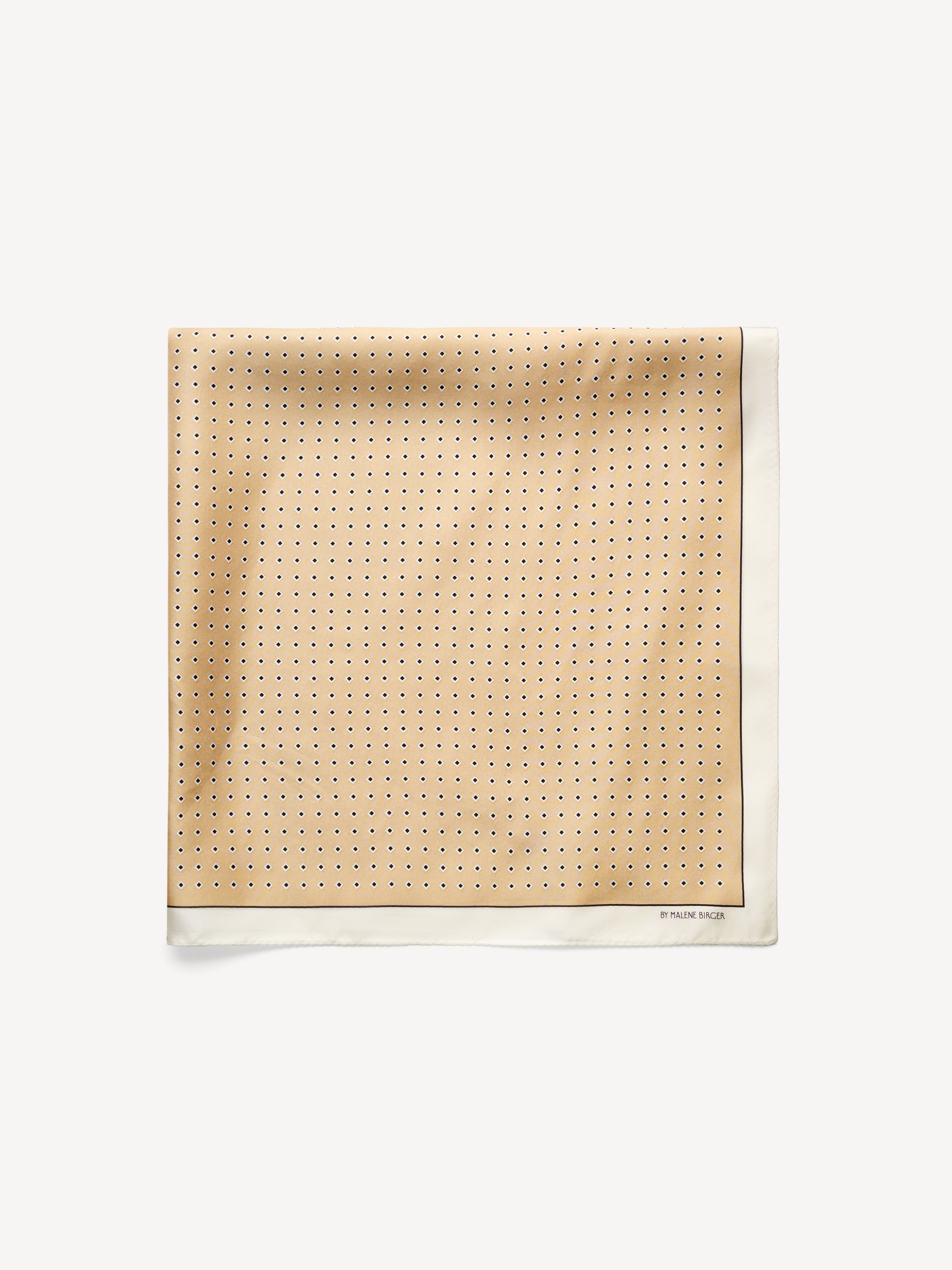 By Malene Birger Velia Silk Scarf In Sand