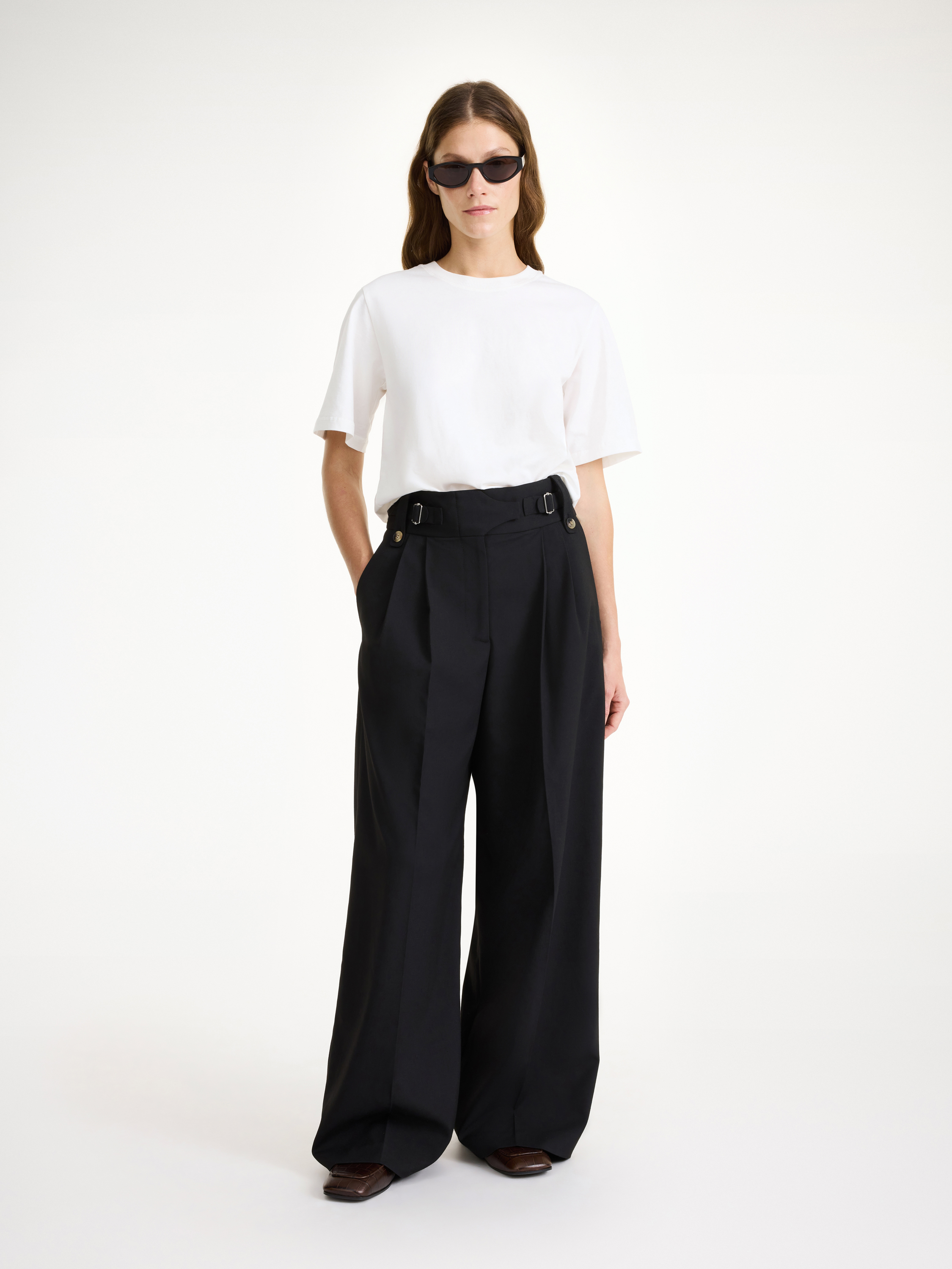 By Malene Birger Taal High-waist Trousers In Black