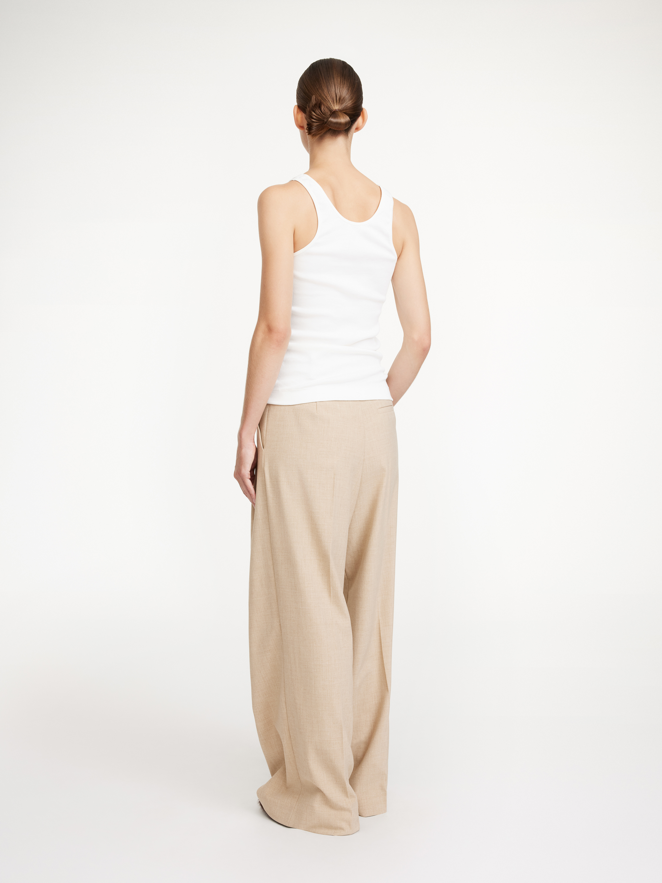 Shop By Malene Birger Cymbaria High-waist Trousers In Cinnamon Brown