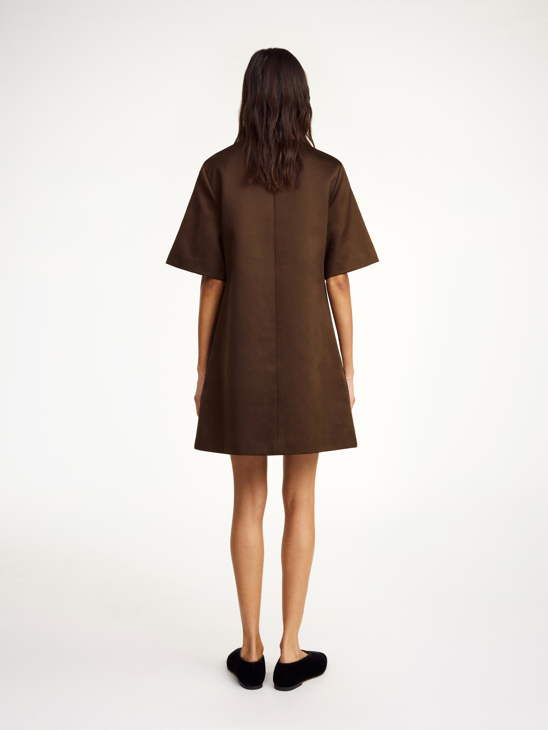 Shop By Malene Birger Harperz Minikleid In Dark Mahogany