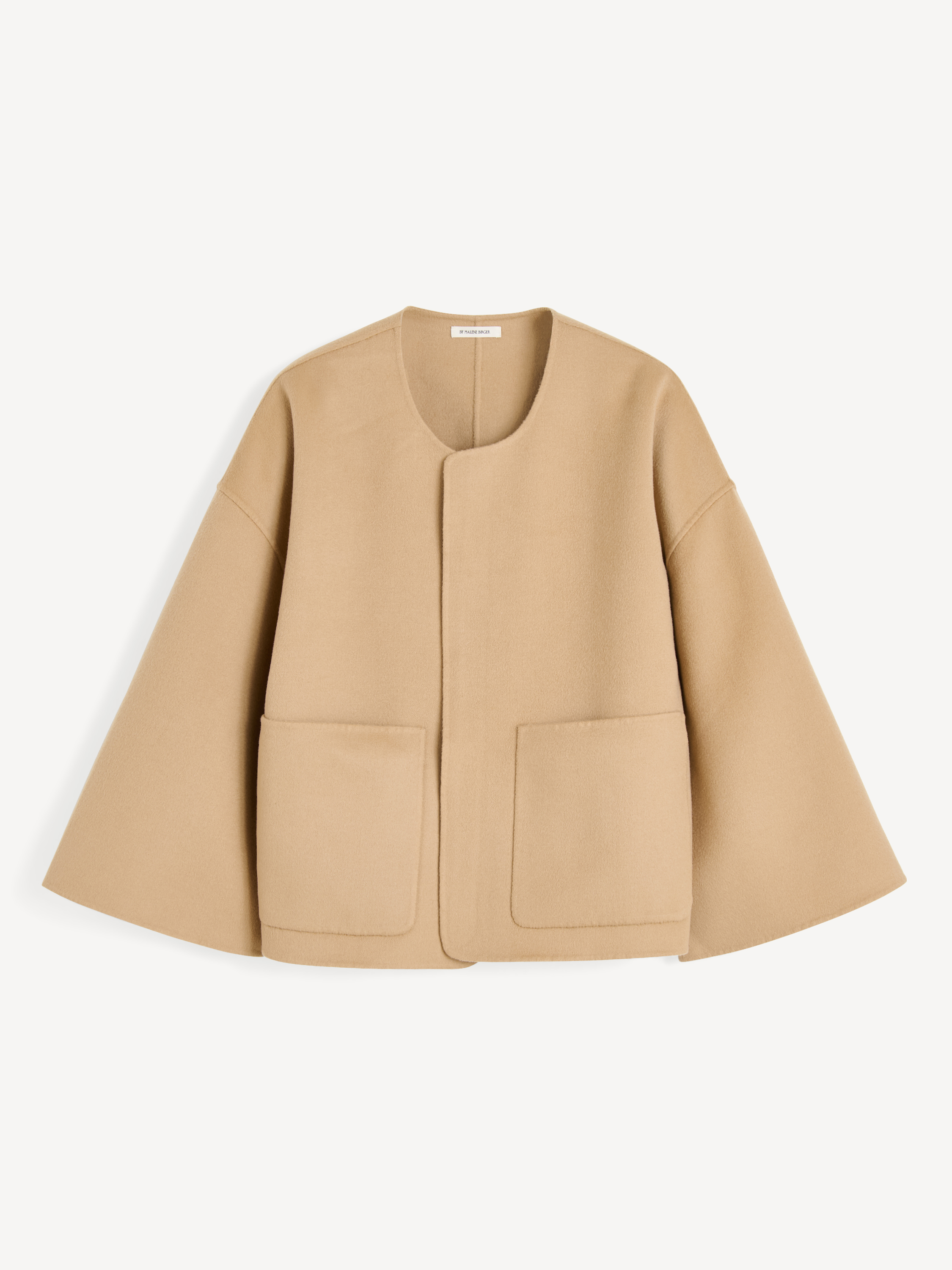 By Malene Birger Women's Dark Sand Jacquie Wool Jacket Size 34