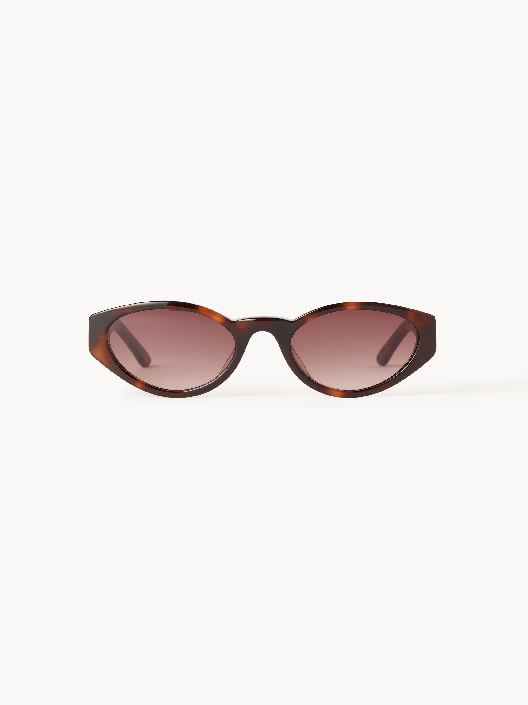 By Malene Birger Oval-frame Sunglasses In Tortoise